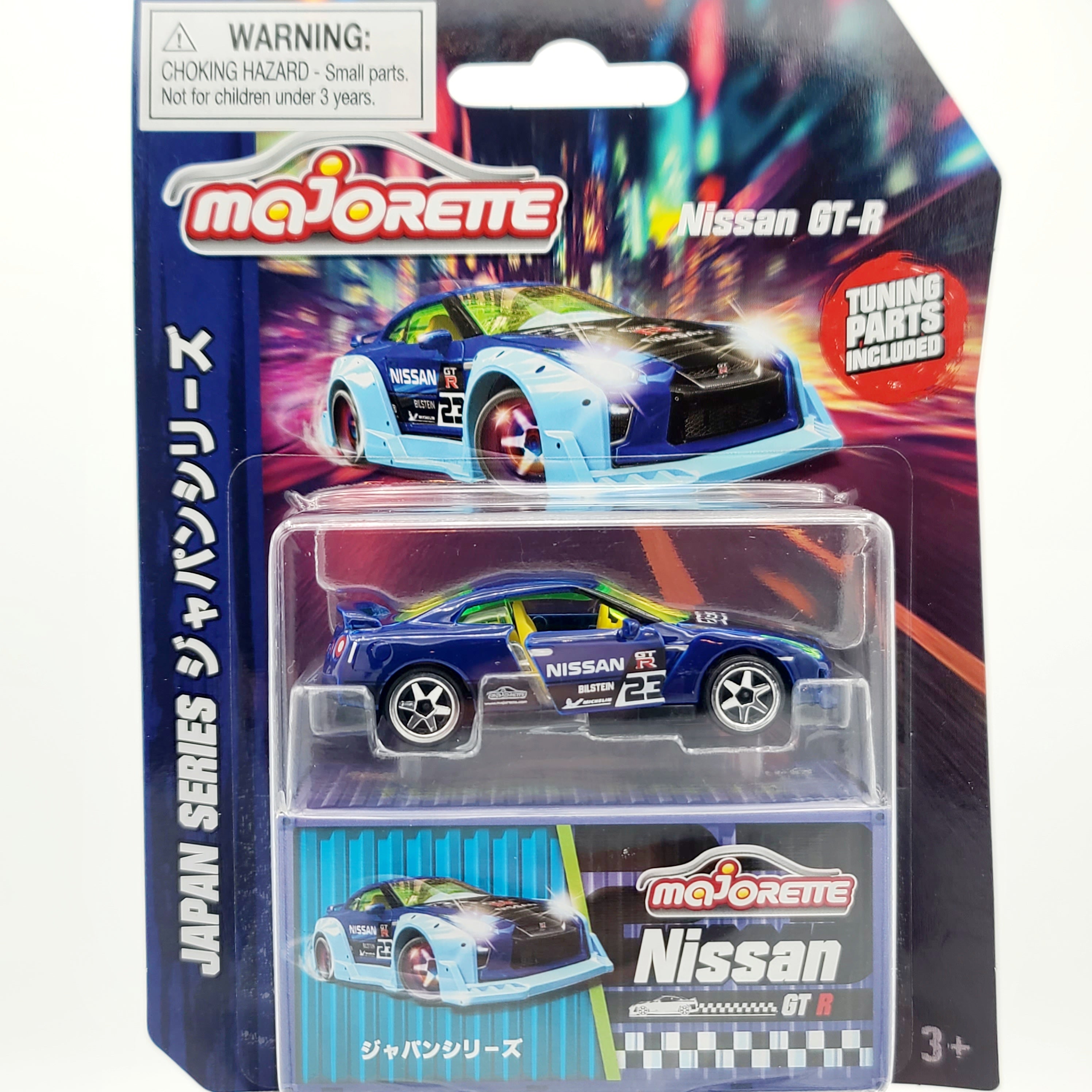 NISSAN SKYLINE GT-R R34 Blue Majorette 1/64 Japan Series Voiture NISSAN SKYLINE GT-R R34 Blue Majorette 1/64 Japan Series Voiture