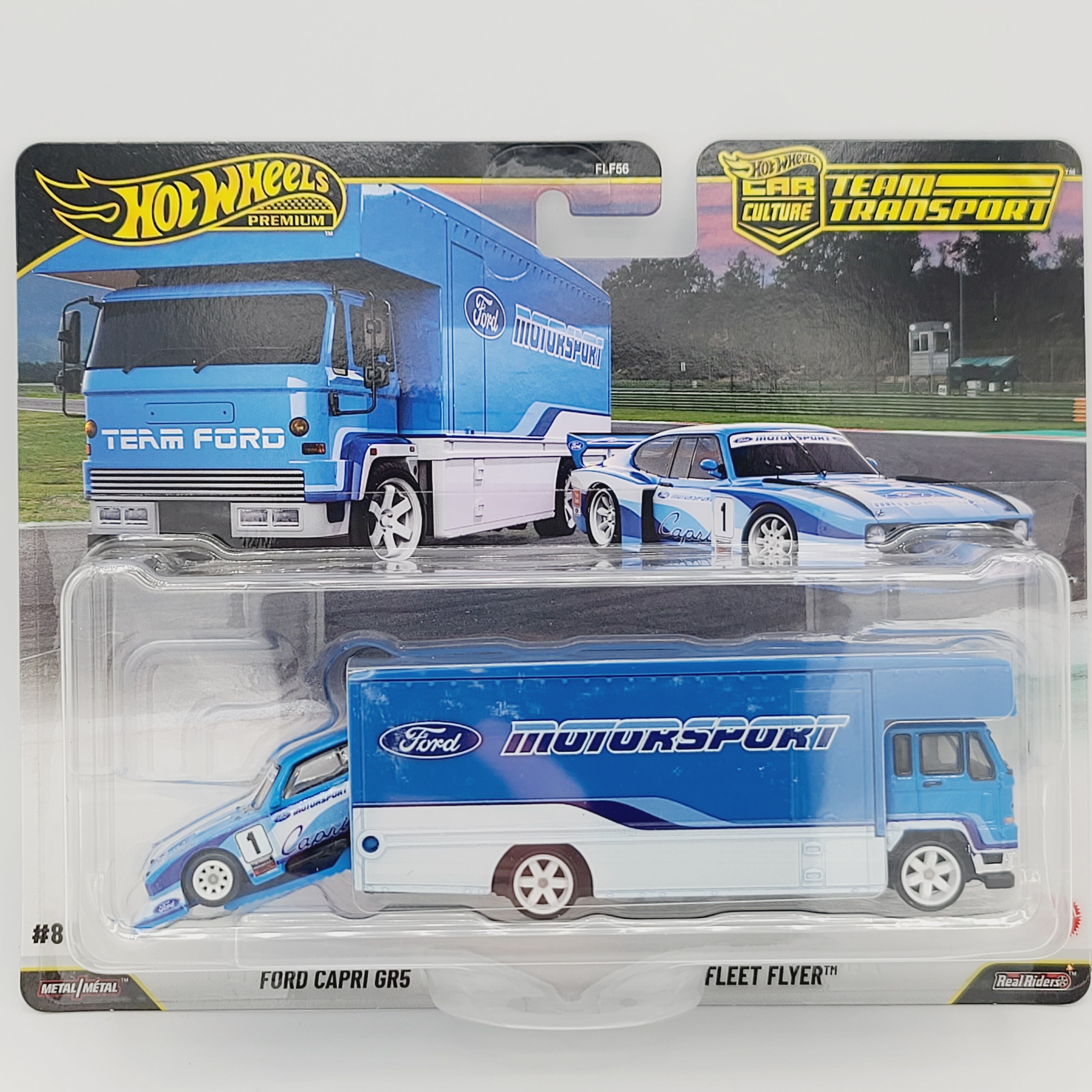 Hot Wheels Team Transport - Ford Capri Gr5 & Fleet Flyer Truck (2025 T
