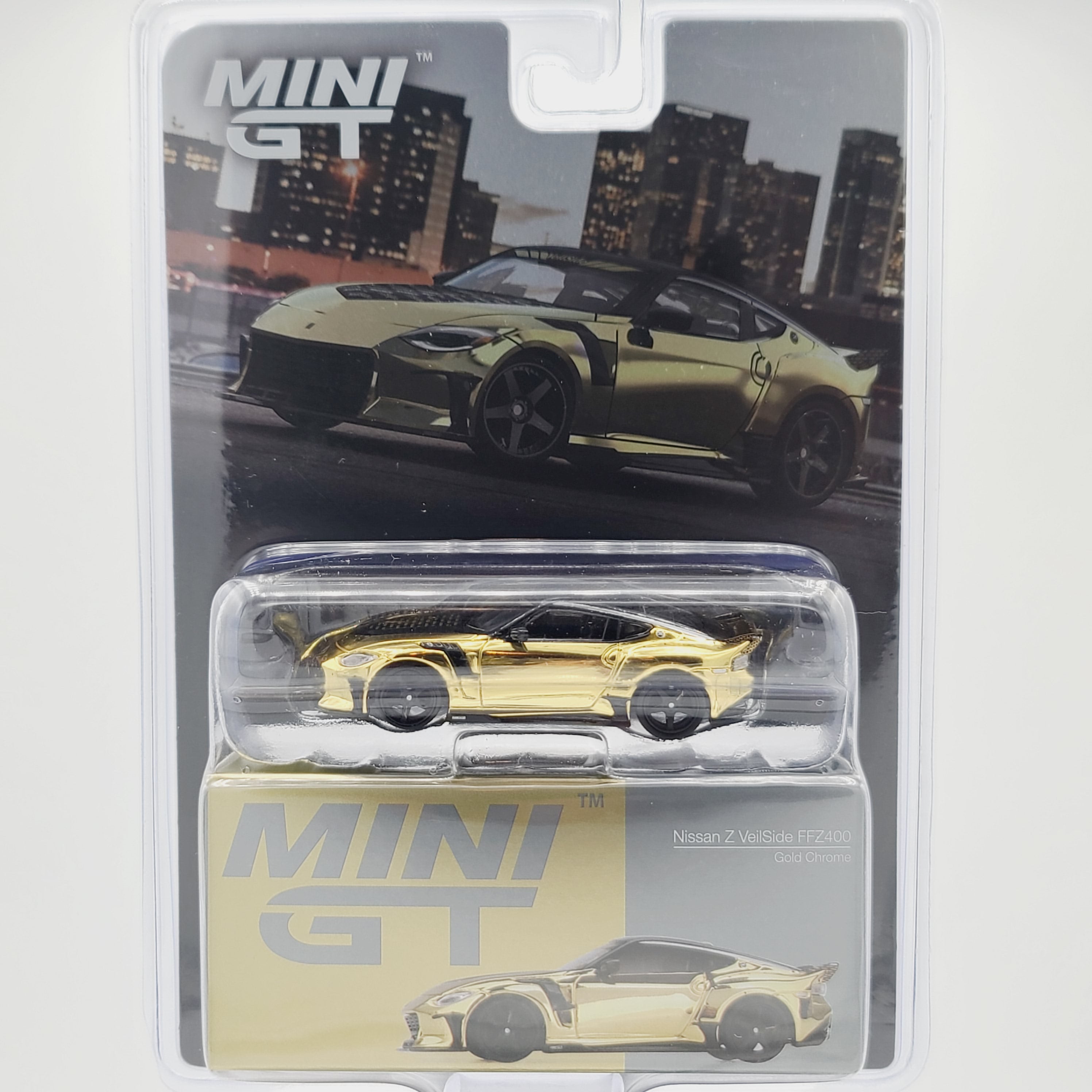 Mini GT Nissan Z VeilSide FFZ400 - 1:64, Gold Chrome (2025 Limited Edi