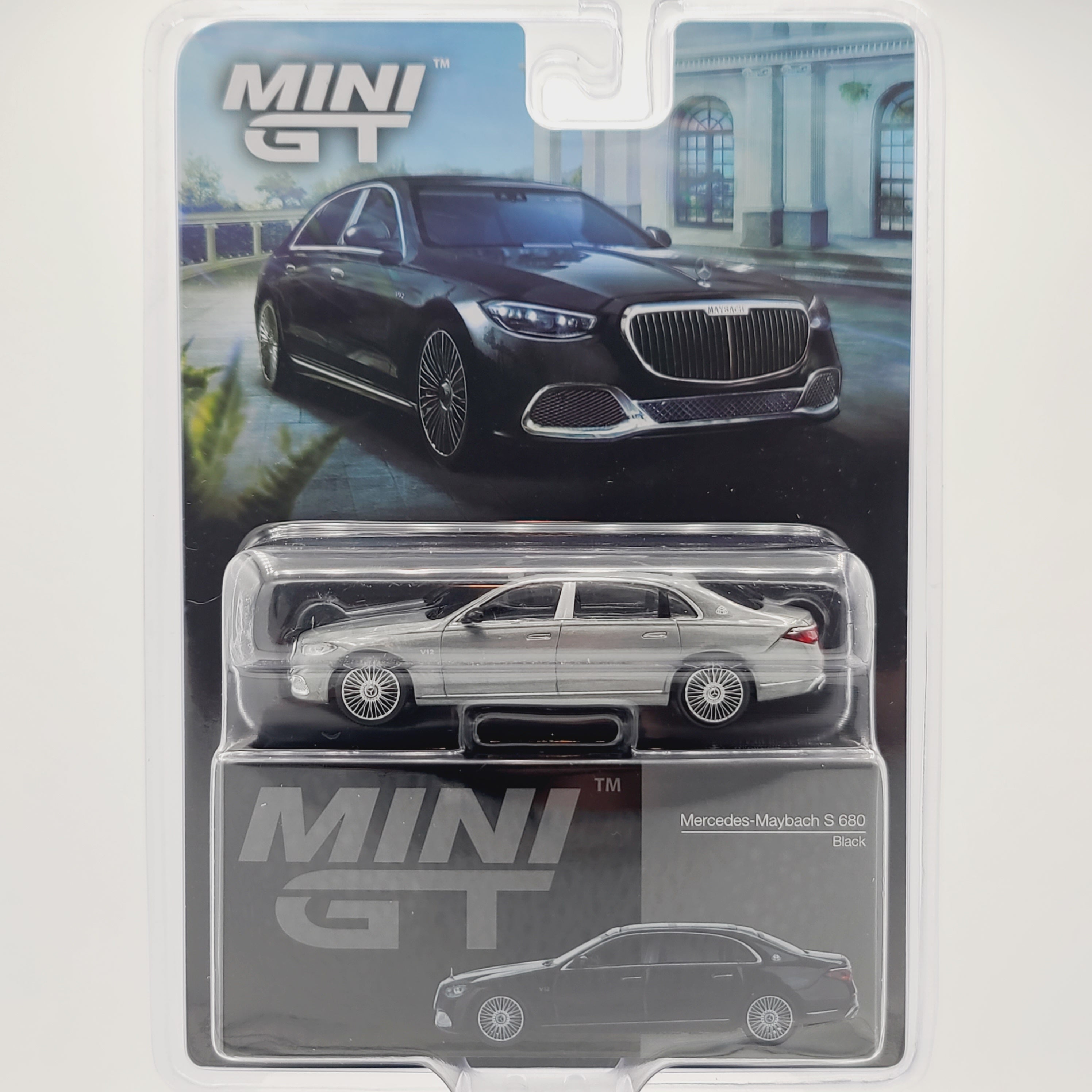 MINI GT　メルセデス マイバッハ S680 　チェイスカー Mini GT - CHASE - Mercedes-Maybach S 680 - 1:64, Black (2025 Limited E