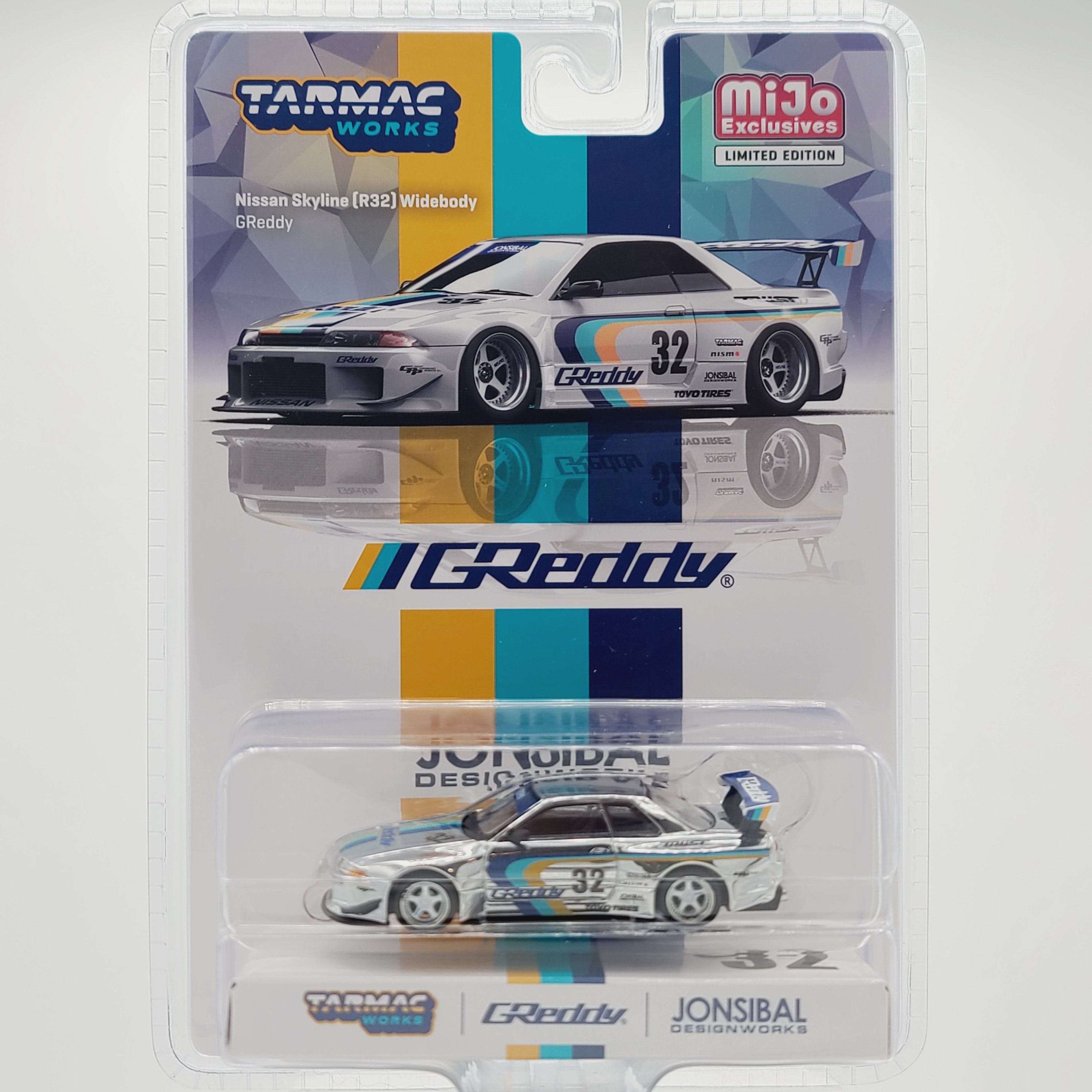 Tarmac Works - CHASE - Nissan Skyline R32 Widebody 