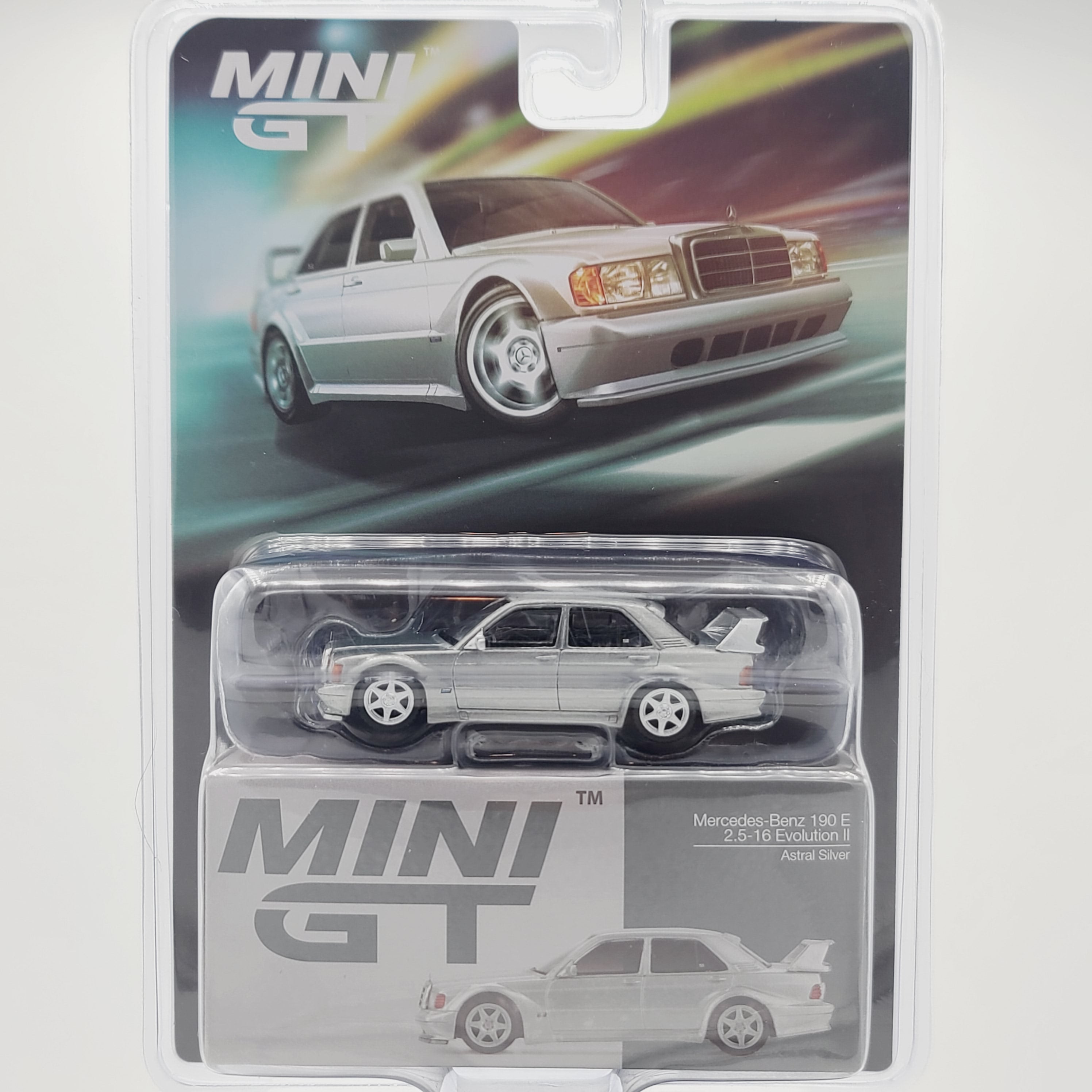 Mini GT - CHASE - Mercedes-Benz 190 E 2.5-16 Evolution II - 1:64, Astr