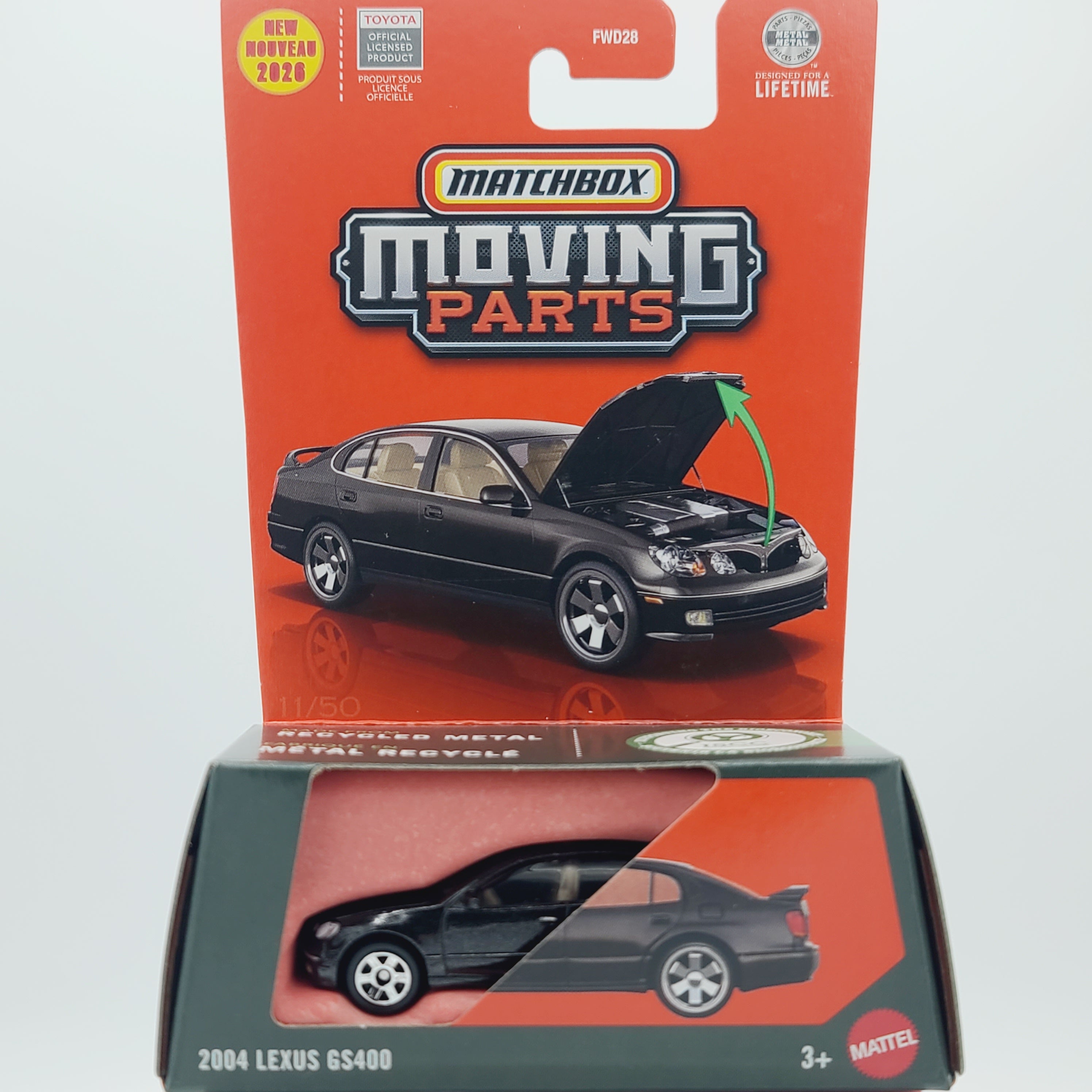 Matchbox '04 Lexus GS400 Sedan (2026 Moving Parts Mix 2 K)