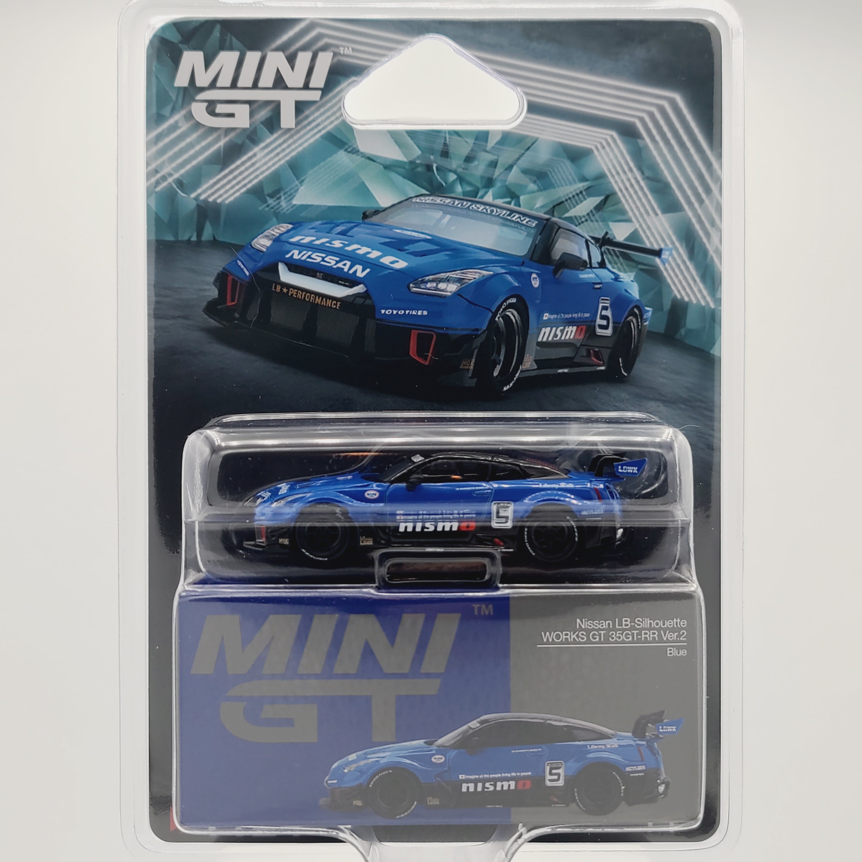 Mini GT LB-Silhouette WORKS GT NISSAN 35GT-RR Ver.2 - 1:64, Blue (2026