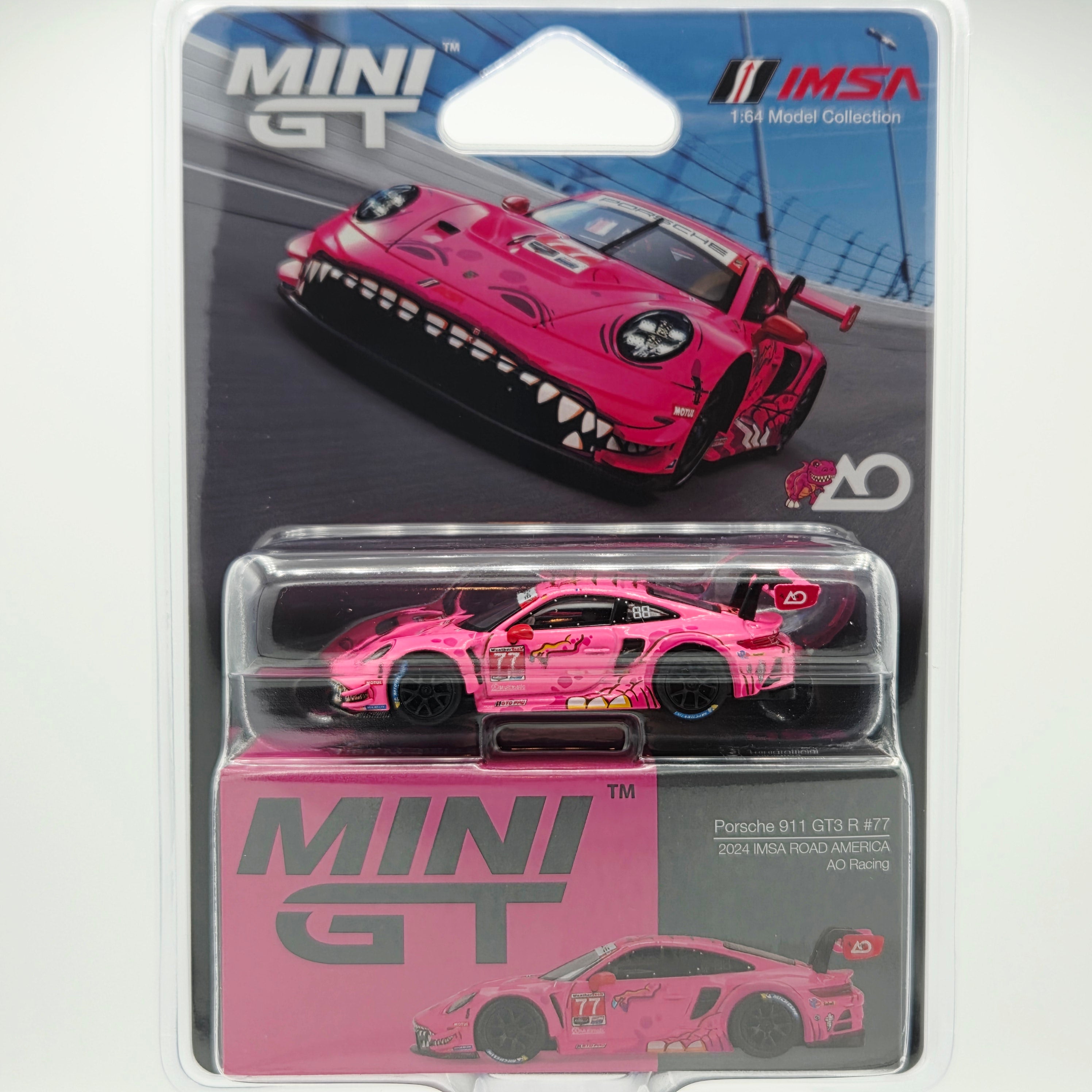 MINI GT ポルシェ 911 GT3 R #77 Mini GT Porsche 911 GT3 R #77 2024 IMSA Road America 