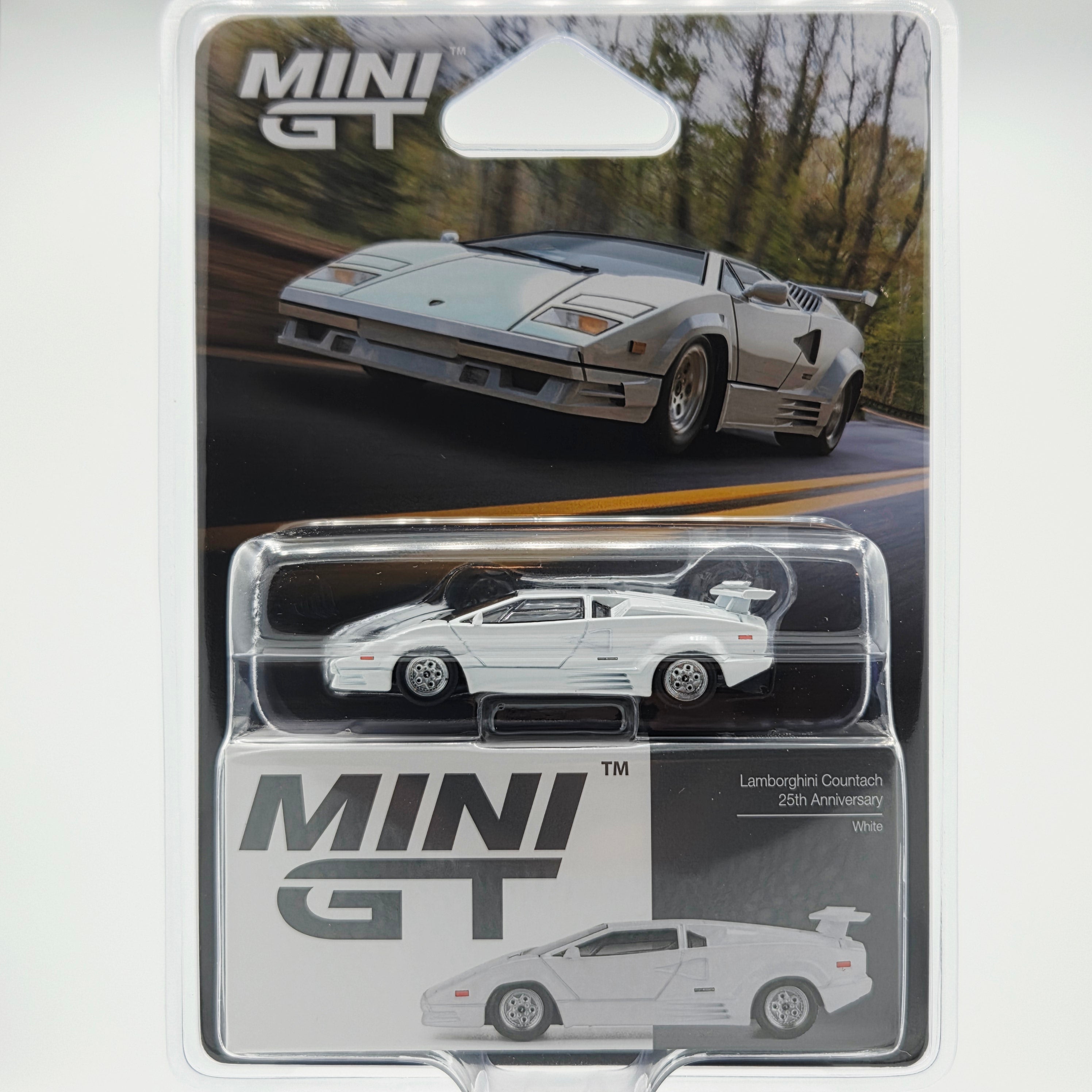 Mini GT Lamborghini Countach 25th Anniversary - 1:64, White (2026 Limi