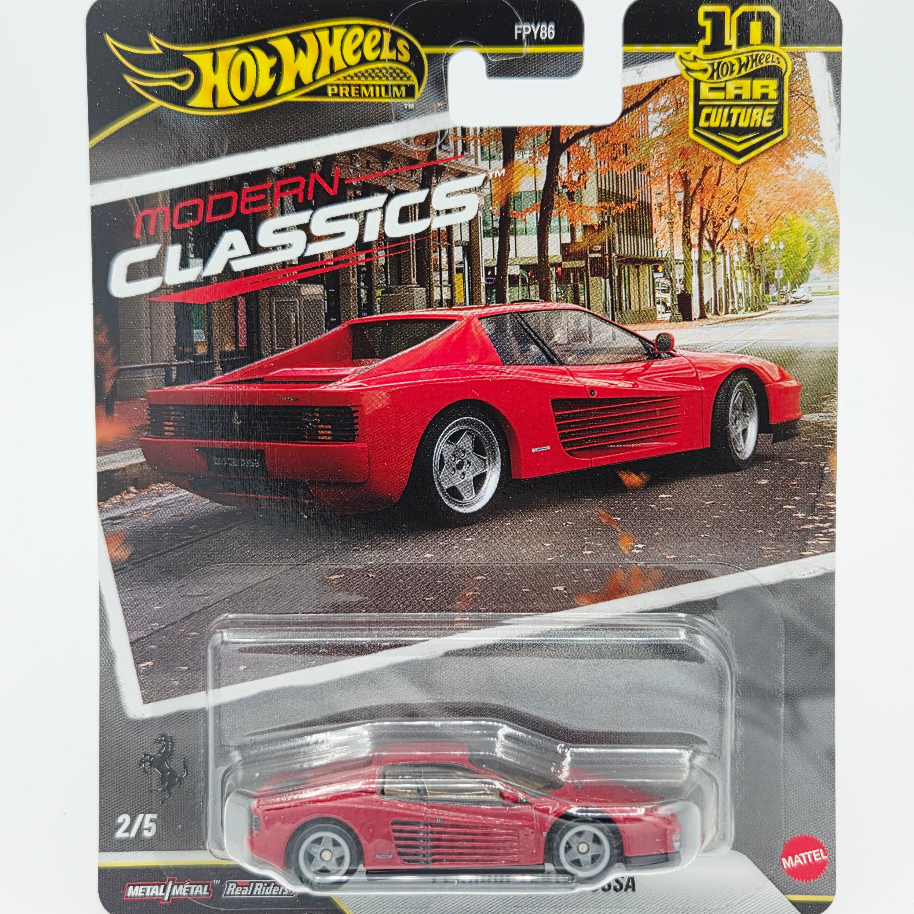 Hot Wheels Ferrari Testarossa (2026 Car Culture Case S - Modern Classi
