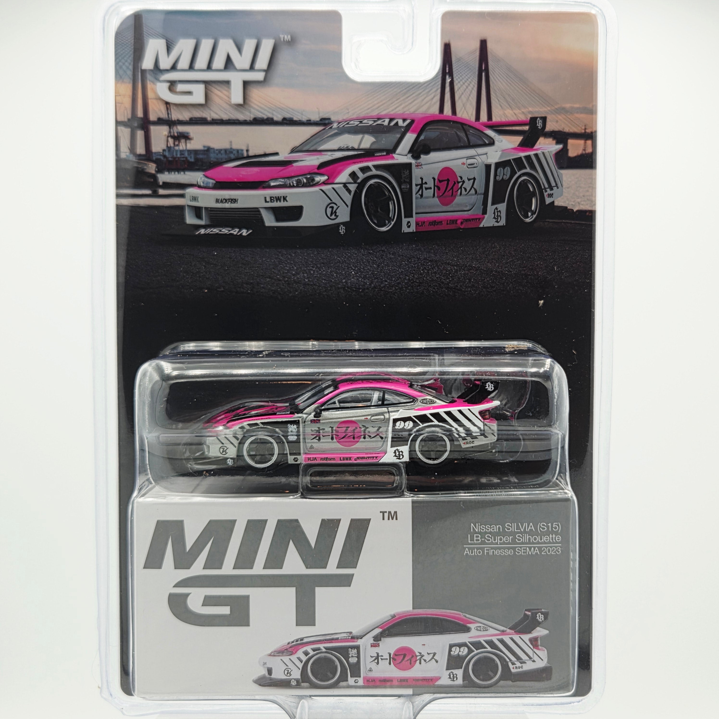 ク*ー様 チェイス MINIGT LB-Super Silhouette シルビ Mini GT - CHASE - Nissan LB-Super Silhouette S15 Silvia - 1:64, Auto F