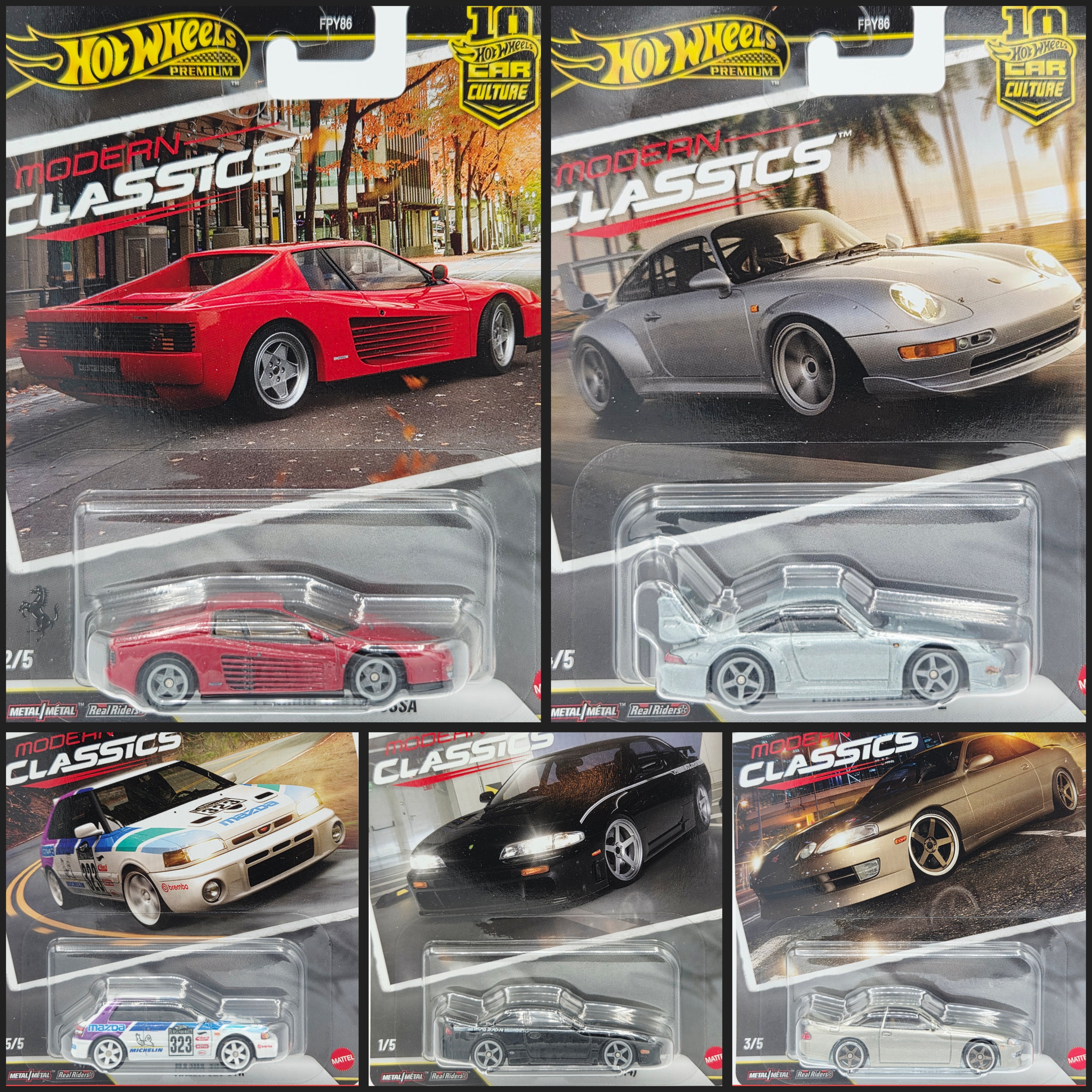 Hot Wheels - 2026 Car Culture Case S - Modern Classics (Set of 5 Cars)