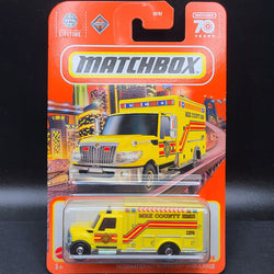 Matchbox International Workstar / Terrastar Ambulance (2023 Basic - Blister Pack)