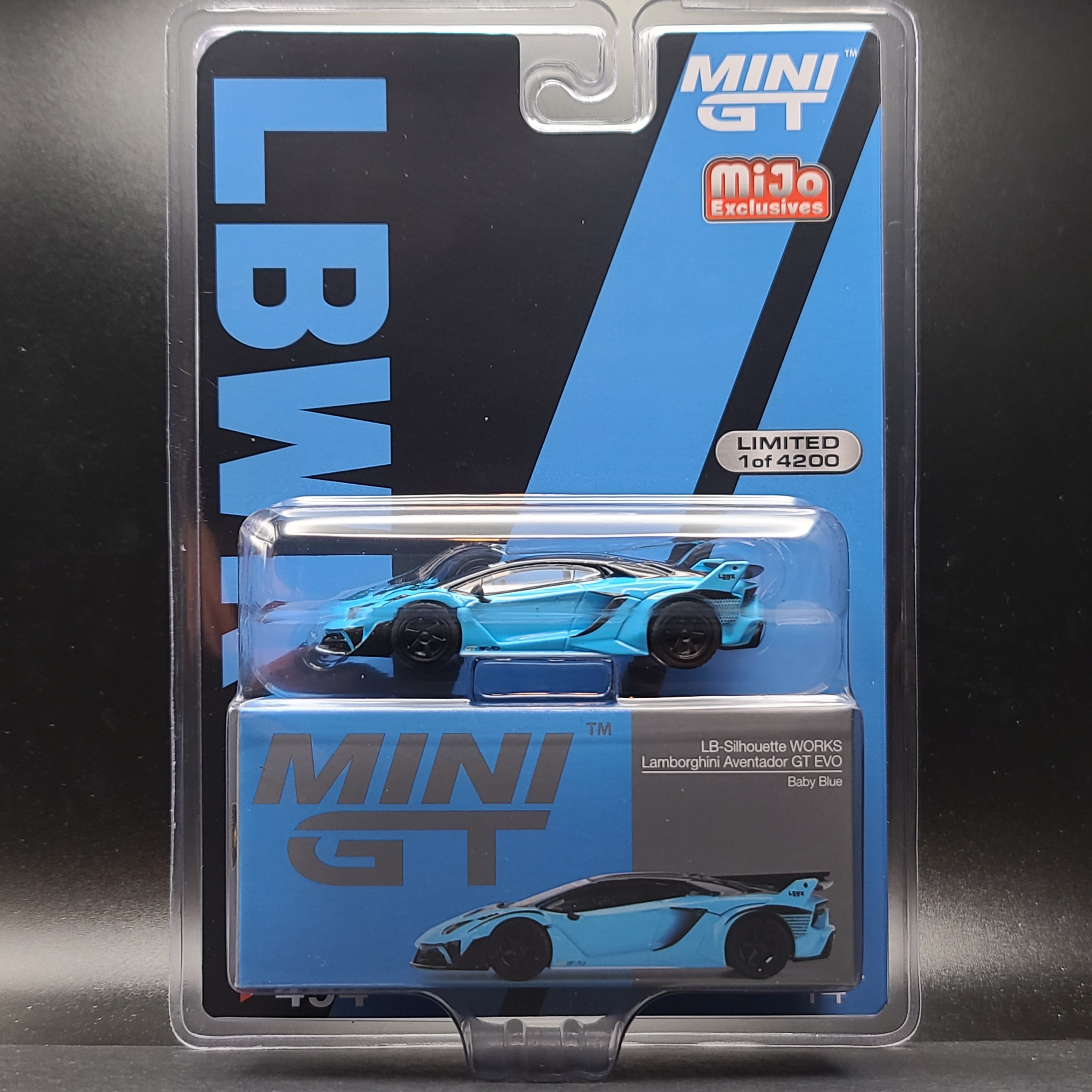 MINI GT LB Silhouette Works Lamborghini Aventador GT EVO 1 64 Scale mini-gt-lb-silhouette-works-lamborghini-aventador-gt-evo-1-64-scale