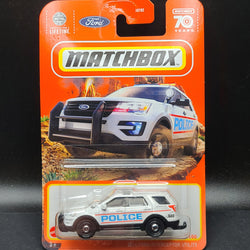 Matchbox '16 Ford Interceptor Utility Police Car (2023 Basic - Blister Pack)