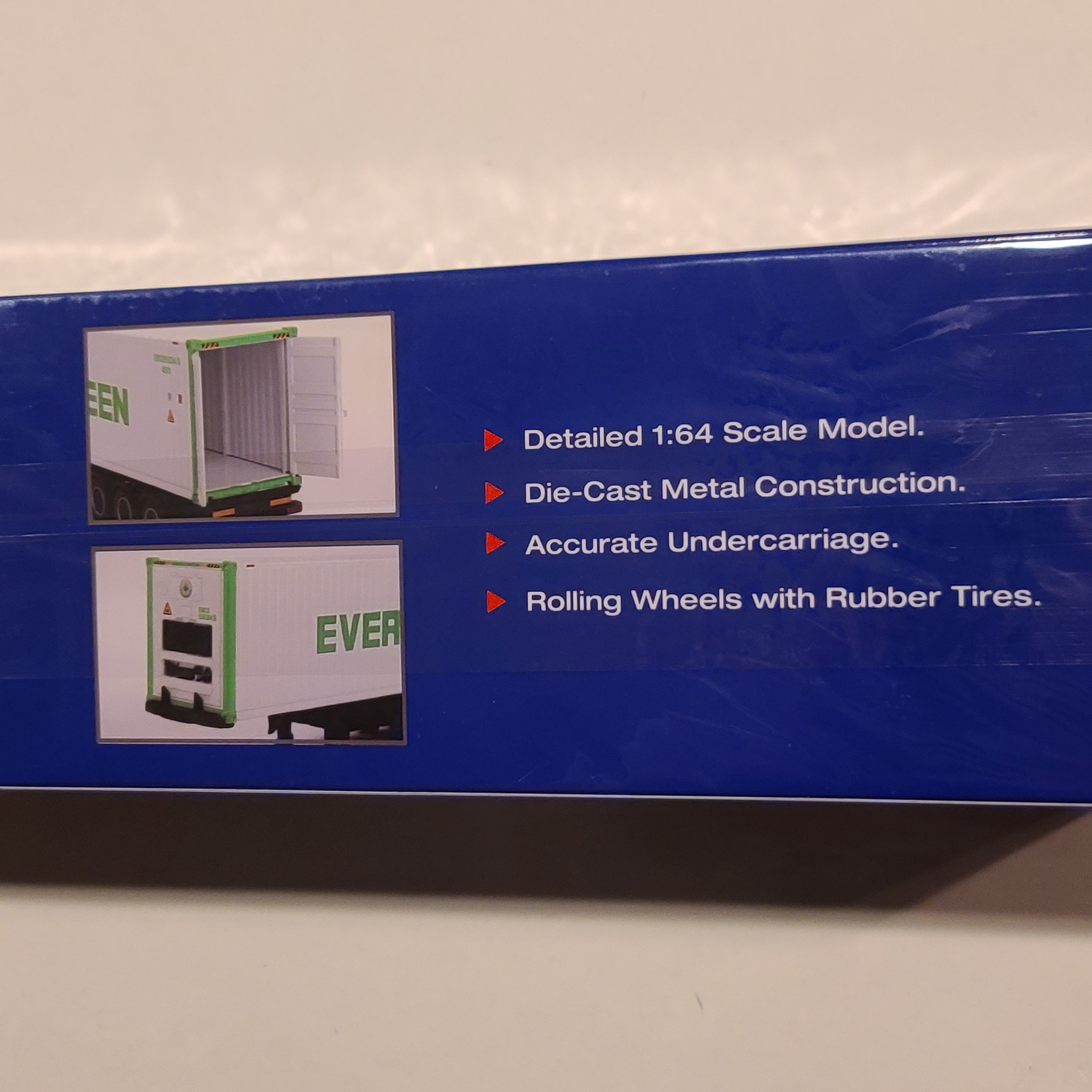 Mini GT Western Star 49X w/ 40' Reefer Container "Evergreen", 1:64 scale (2024 MIJO Exclusives - Limited Edition)