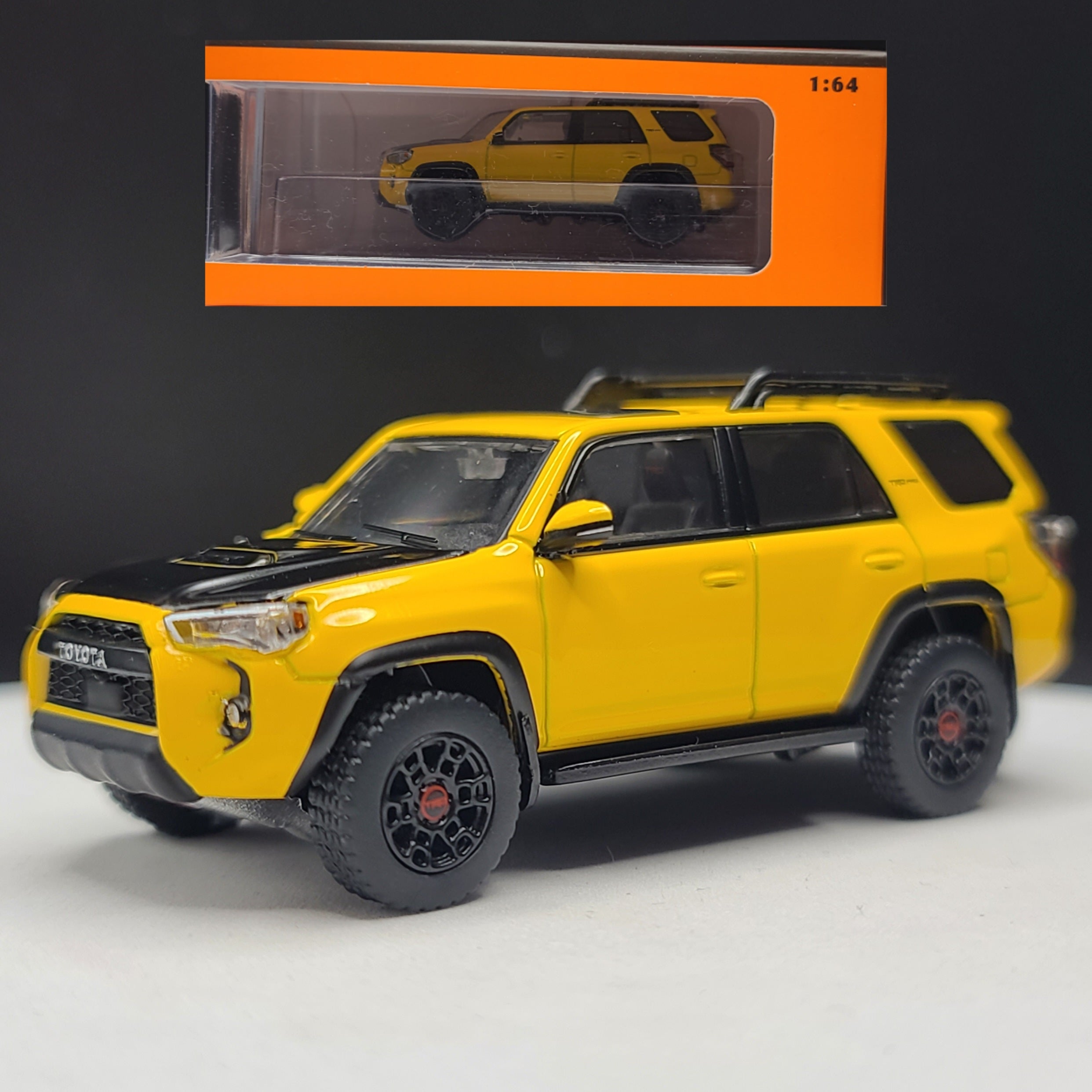 GCD Toyota 4Runner TRD Pro - 1:64 scale, Yellow (2024 Release)