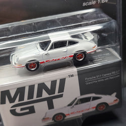 Mini GT Porsche 911 Carrera RS 2.7 - 1:64 scale, Grand Prix White (2024 MIJO Exclusives - Limited Edition 1 of 3960)
