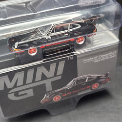 Mini GT Porsche 911 Carrera RS 2.7 - 1:64 scale, Black w/ red livery (2024 MIJO Exclusives - Limited Edition 1 of 3960)