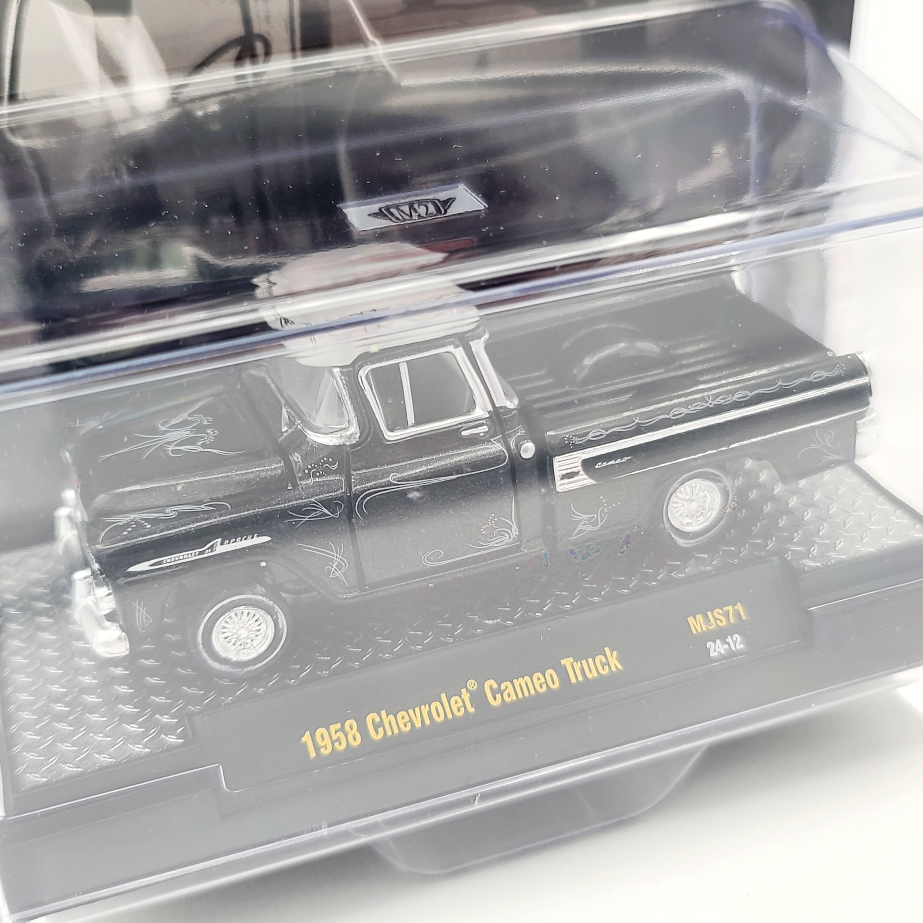 M2 Machines '58 Chevrolet Cameo Pick-up Truck, 1:64 scale, Lowriders (2024 MiJo Exclusives - Limited Edition)