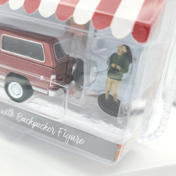 GreenLight '78 Plymouth Trailduster w/ Backpacker Figure - 1:64 scale (2024 Hobby Shop Series 16)