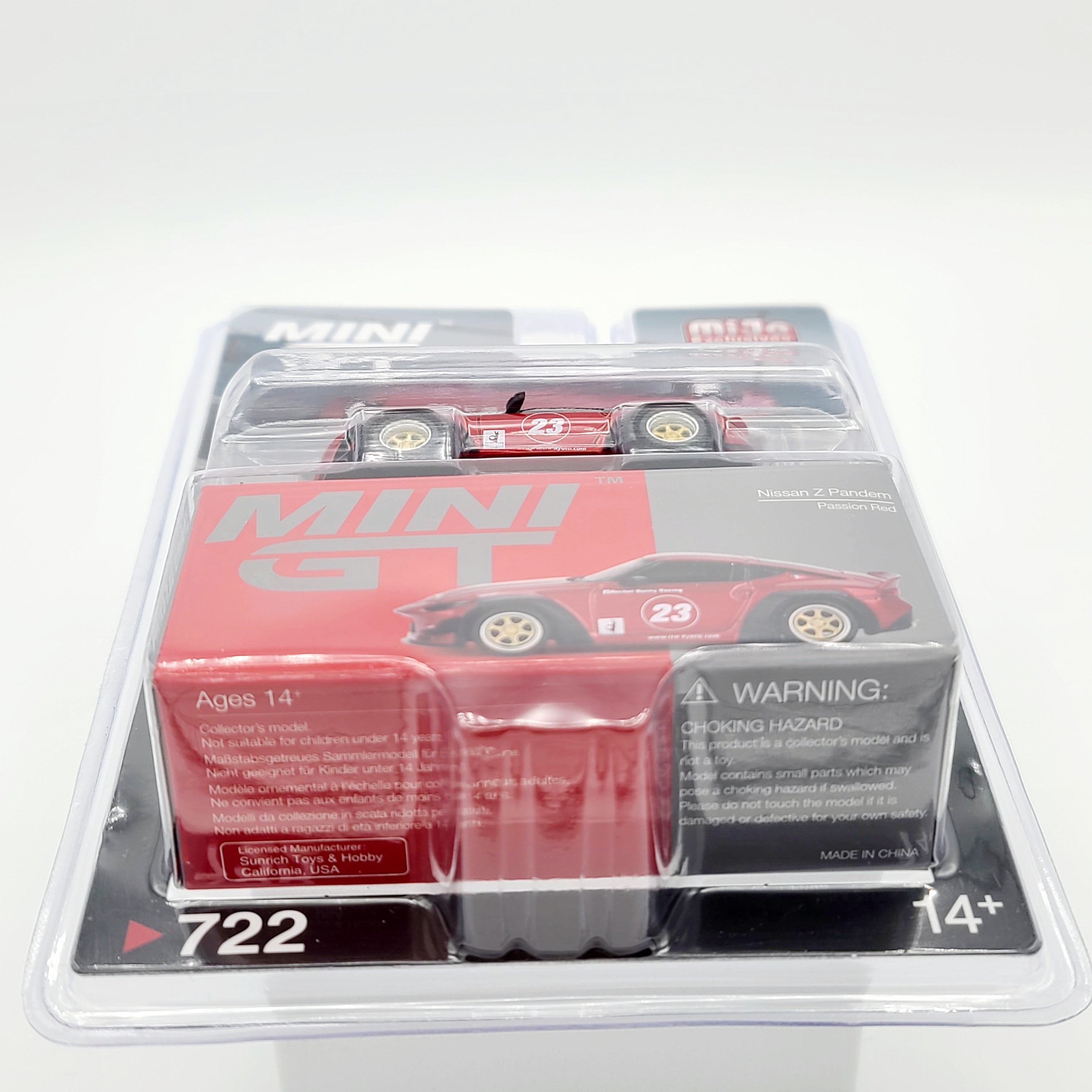 Mini GT Nissan Z Pandem - 1:64 scale, Passion Red (2024 MIJO Exclusives - Limited Edition 1 of 6600)