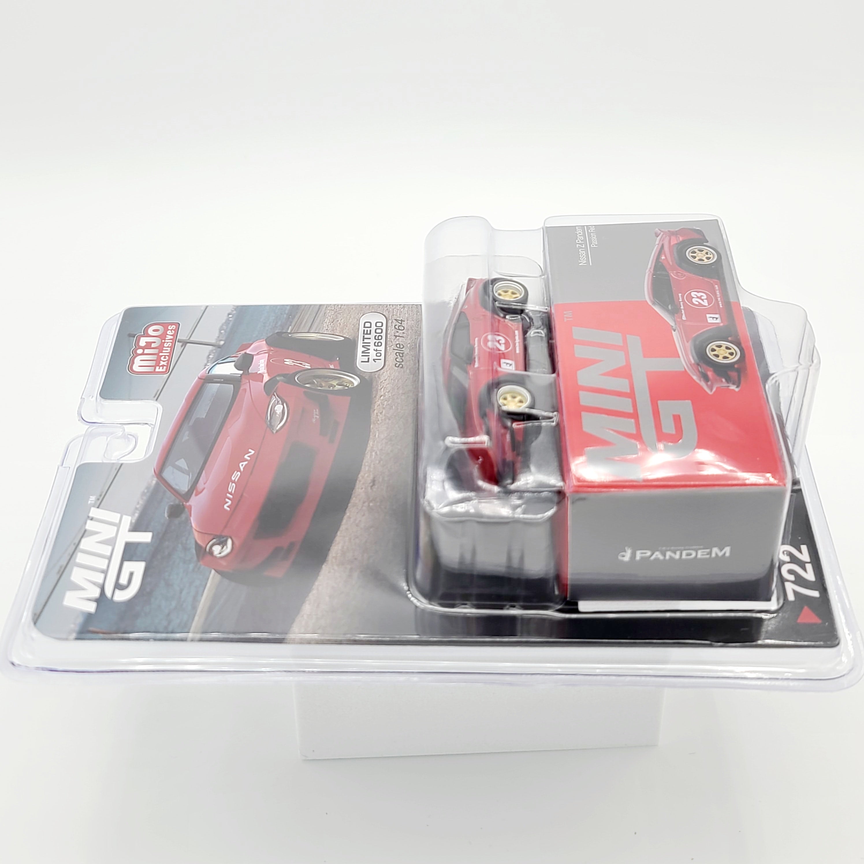 Mini GT Nissan Z Pandem - 1:64 scale, Passion Red (2024 MIJO Exclusives - Limited Edition 1 of 6600)