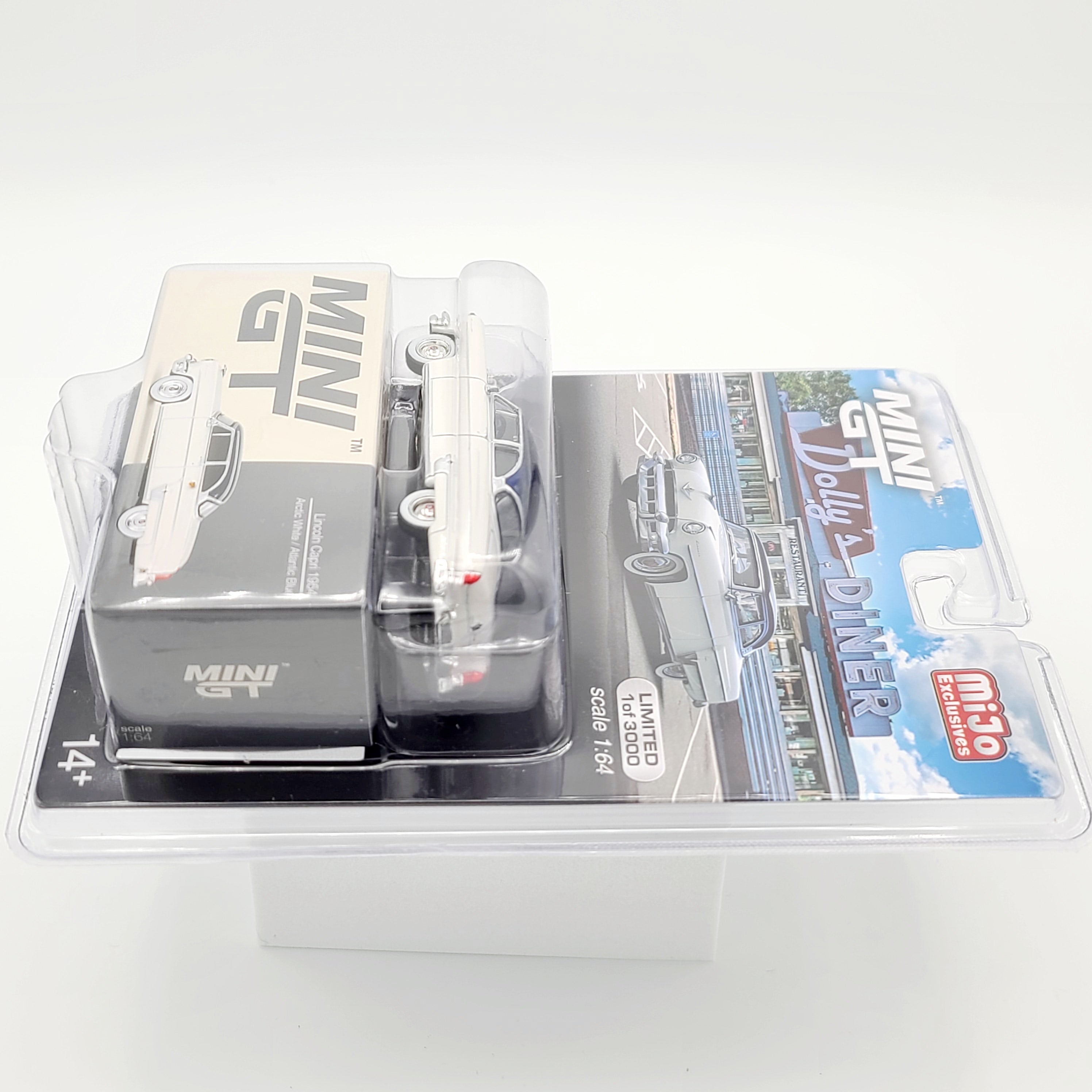 Mini GT Lincoln Capri - 1:64 scale, Artic White (2024 MIJO Exclusives - Limited Edition 1 of 3000)