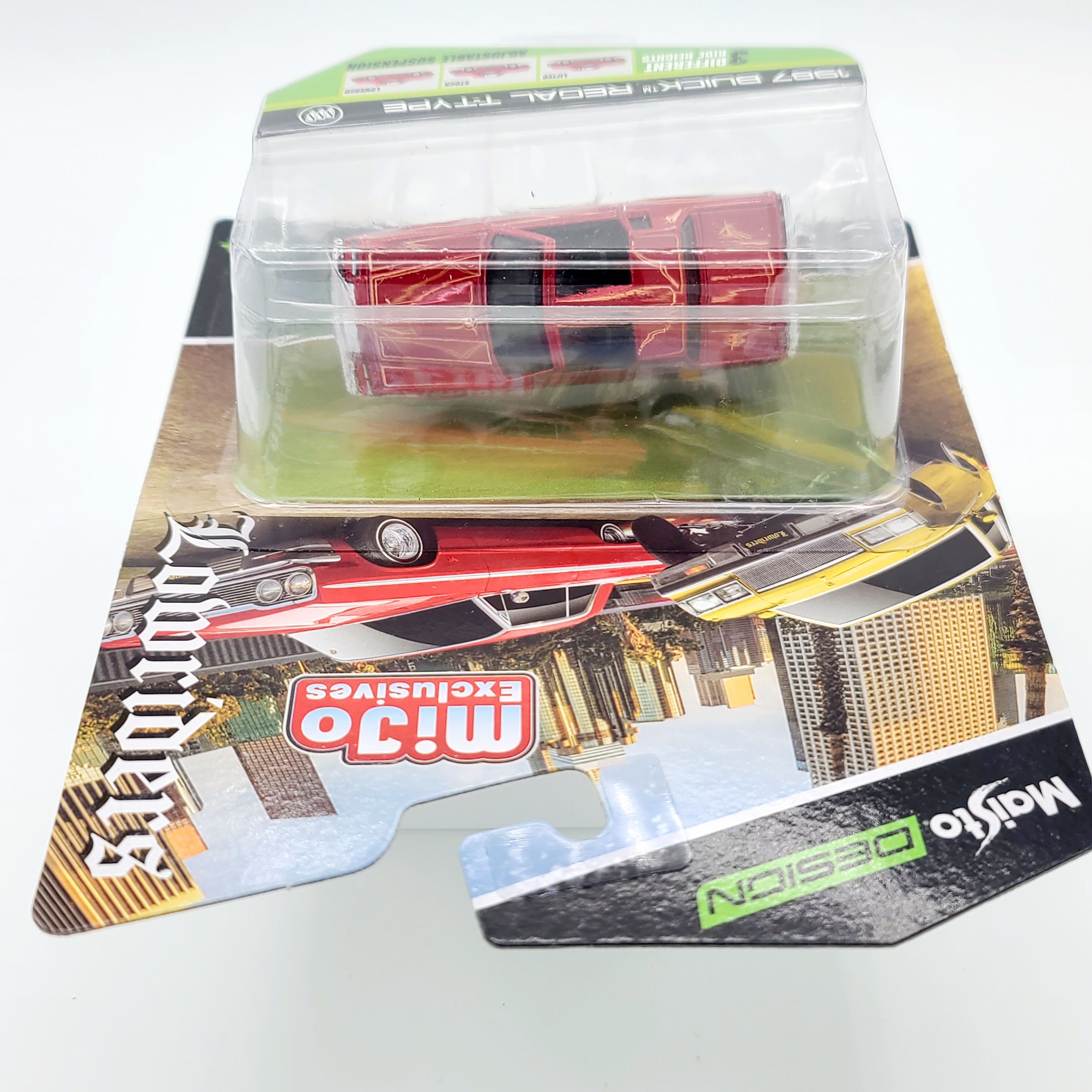 Maisto '87 Buick Regal T-Type - 1:64 scale, Adjustable Suspension (2024 Maisto Design - Lowriders - MiJo Exclusives)