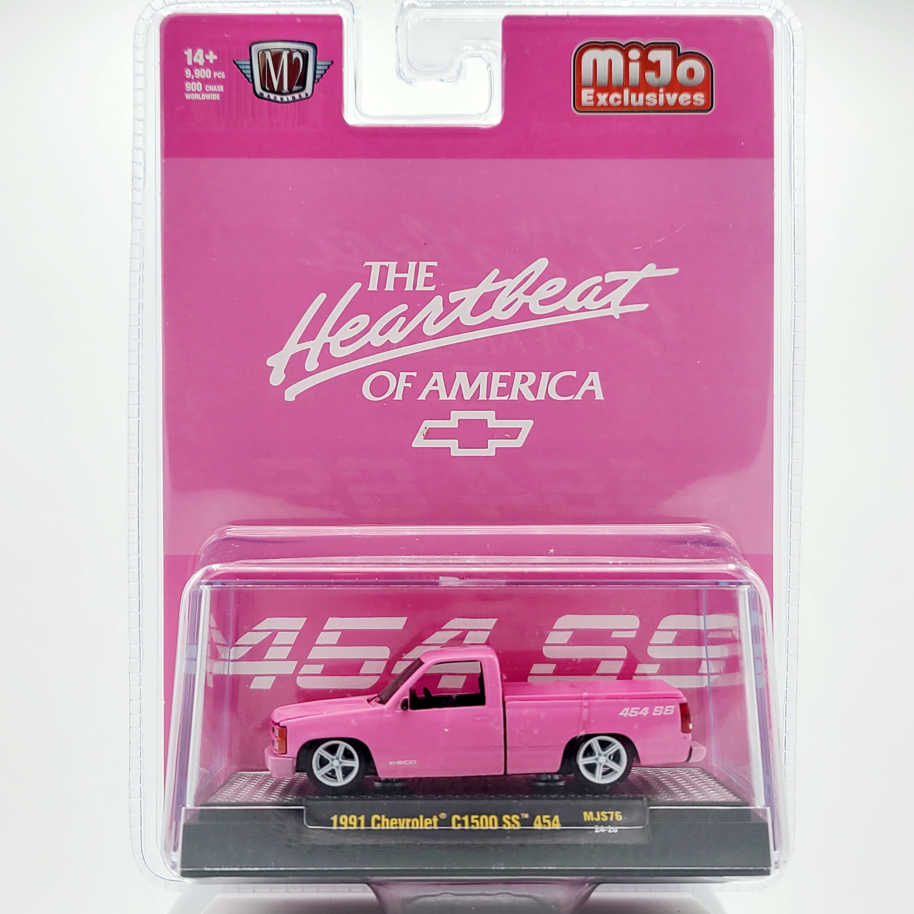 M2 Machines '91 Chevrolet C1500 SS 454 Pick-up Truck, 1:64 (2024 MiJo Exclusives - Limited Edition)