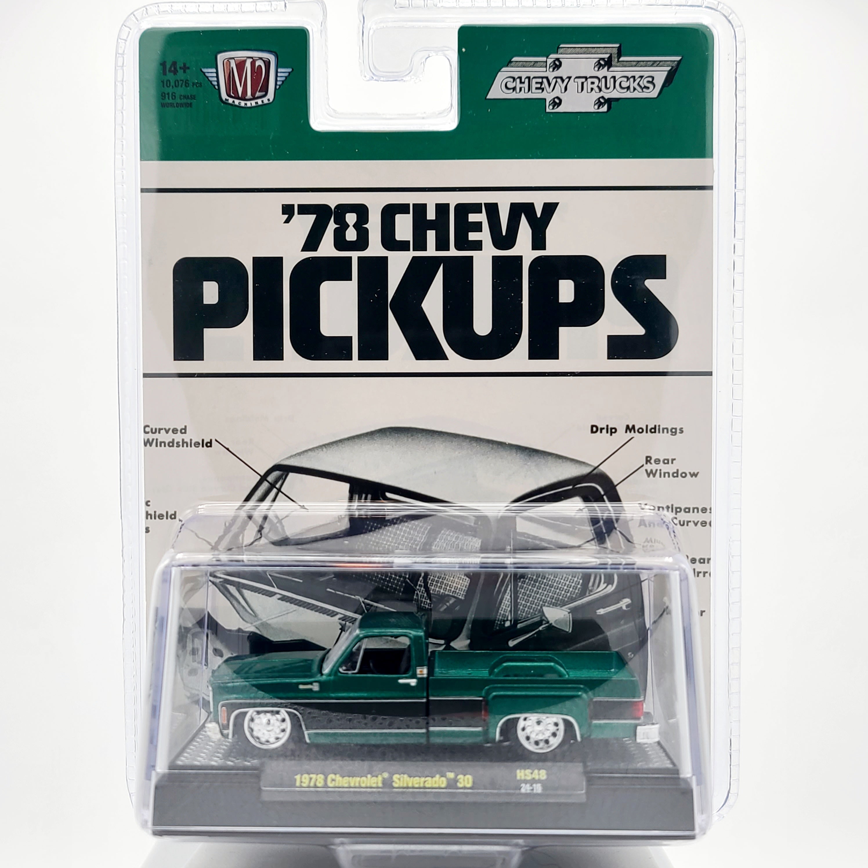 M2 Machines '78 Chevrolet Silverado 30 Pick-up Truck, 1:64 (2024 MiJo Exclusives - Limited Edition)