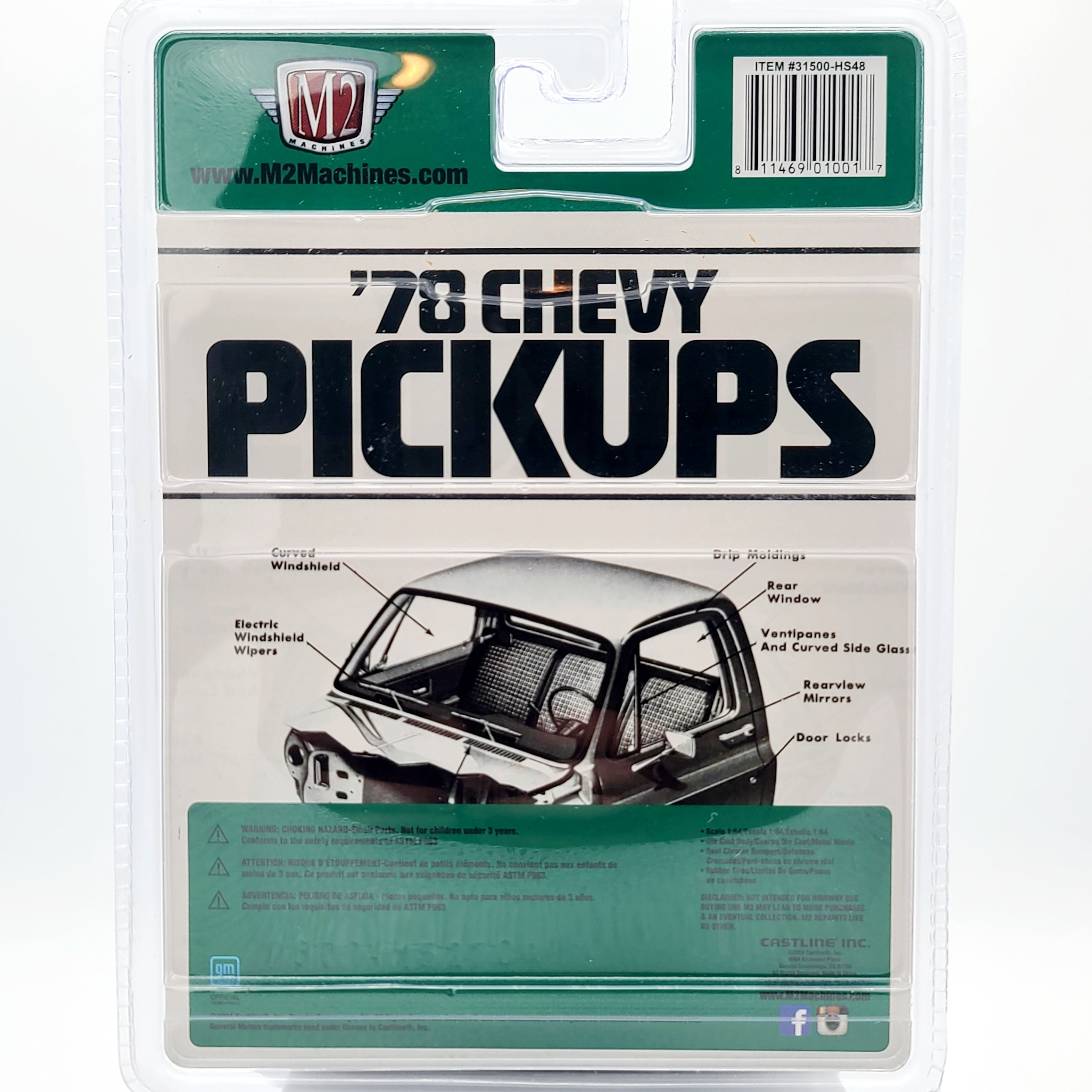 M2 Machines '78 Chevrolet Silverado 30 Pick-up Truck, 1:64 (2024 MiJo Exclusives - Limited Edition)