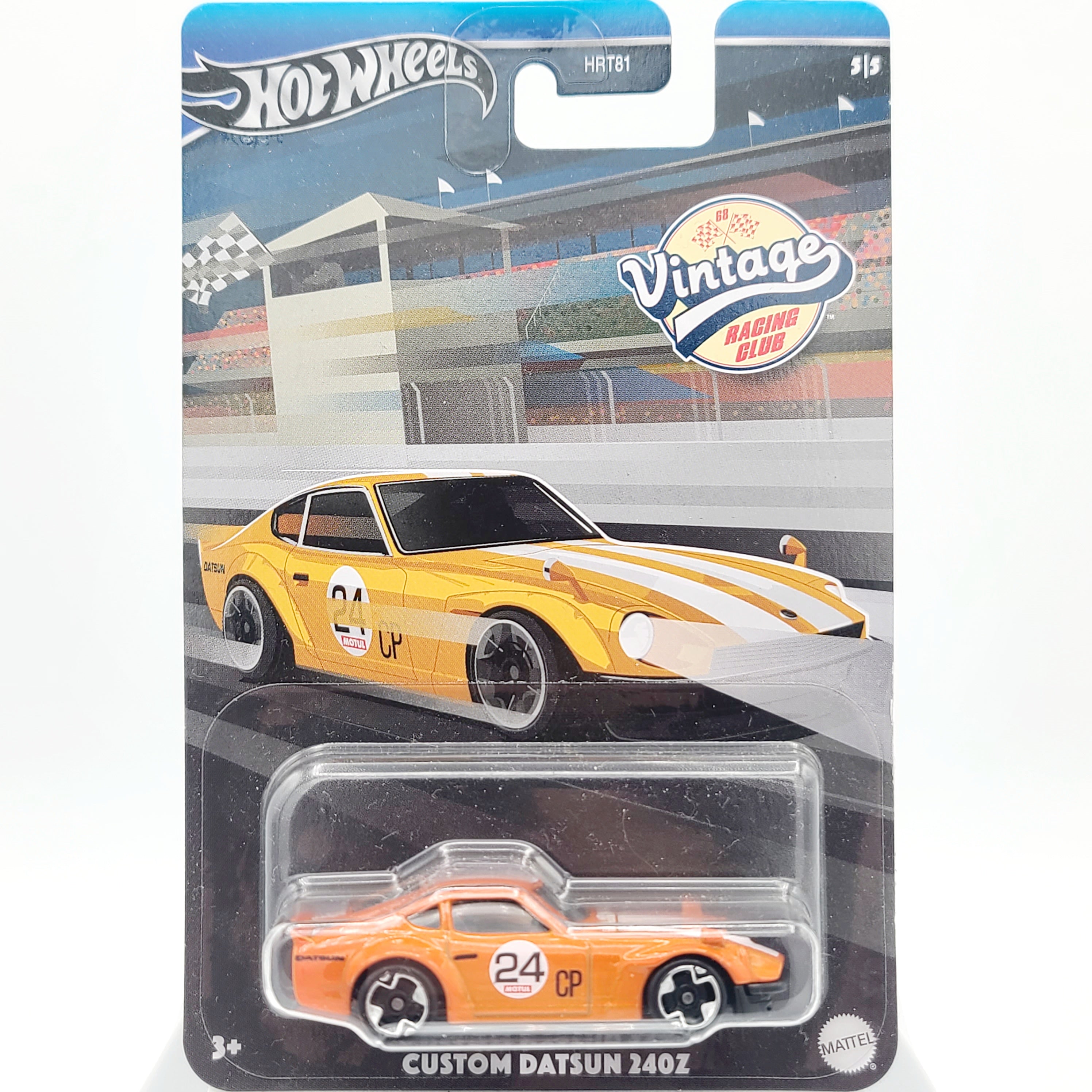 Hot Wheels Custom Datsun 240Z (2024 HW Silver Label - Vintage Racing)