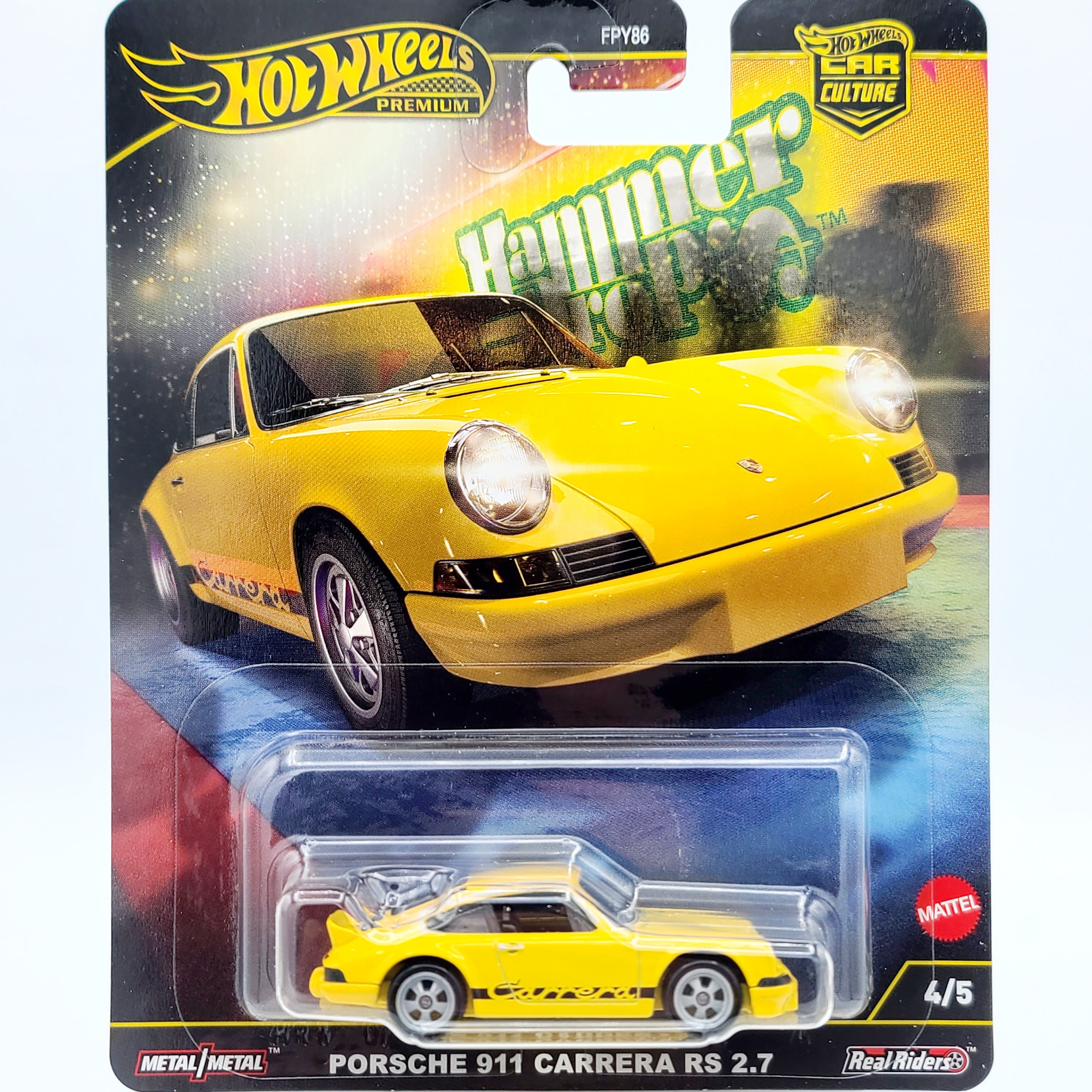 Hot Wheels Porsche 911 Carrera RS 2.7 (2024 Car Culture Case F - Hammer Drop)