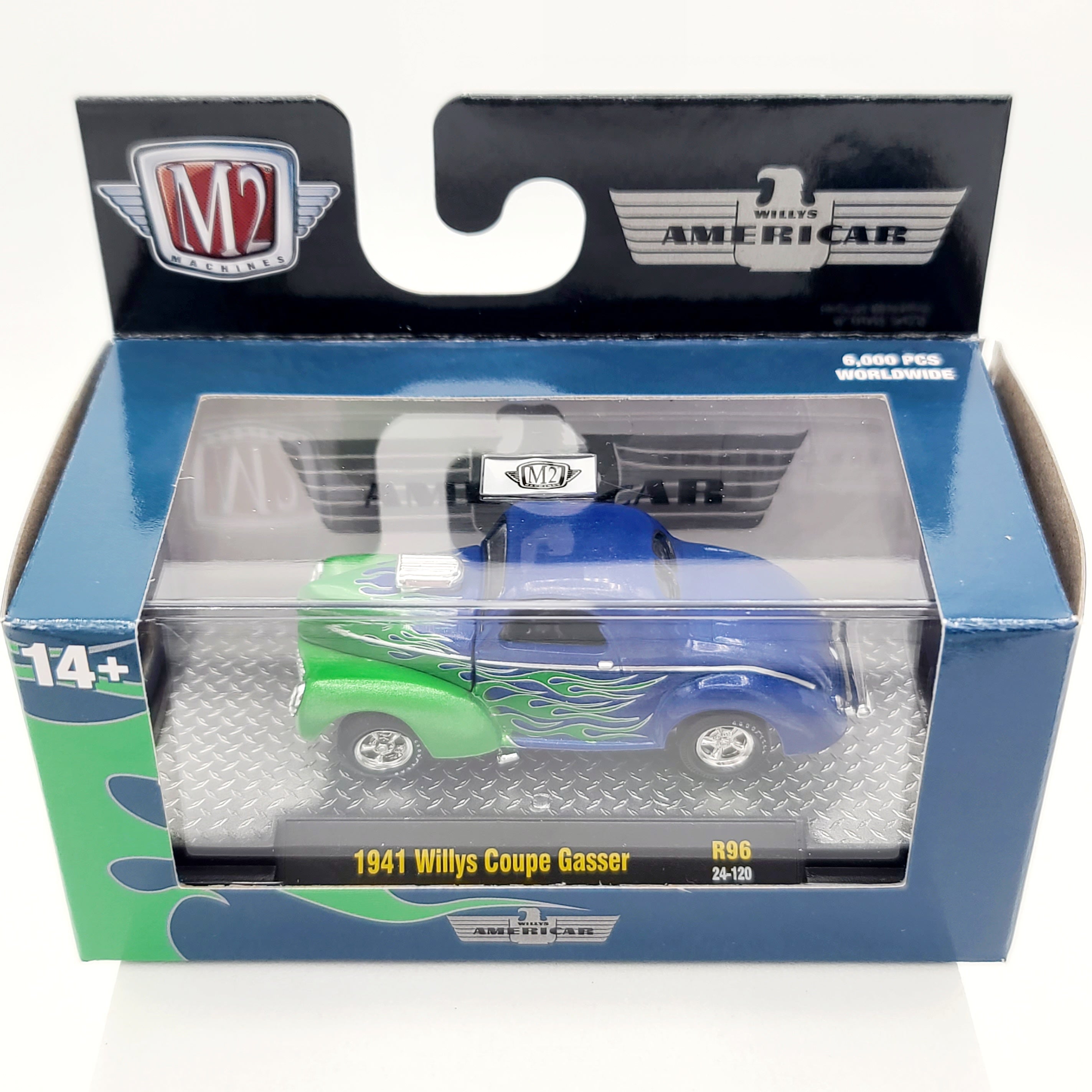 M2 Machines '41 Willys Coupe Gasser (2024 Auto-Thentics Rel. 96)