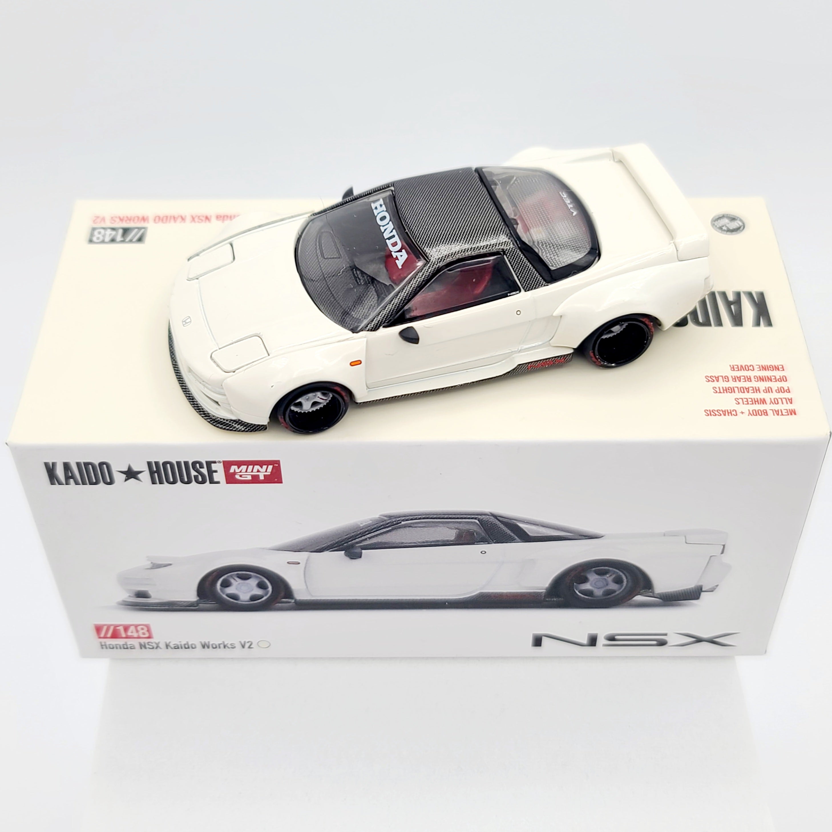 Kaido House x Mini GT Honda NSX Kaido Works V2 - 1:64 scale (2024 Limited Edition)