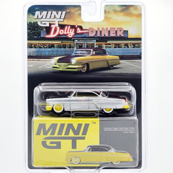 Mini GT - CHASE - '54 Lincoln Capri Hot Rod - 1:64 scale, Lime Yellow (2024 MIJO Exclusives - Limited Edition)
