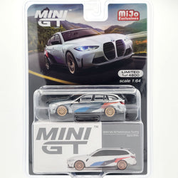 Mini GT - CHASE - BMW M3 Performance Touring - 1:64 scale, Alpine White (2024 MIJO Exclusives - Limited Edition)
