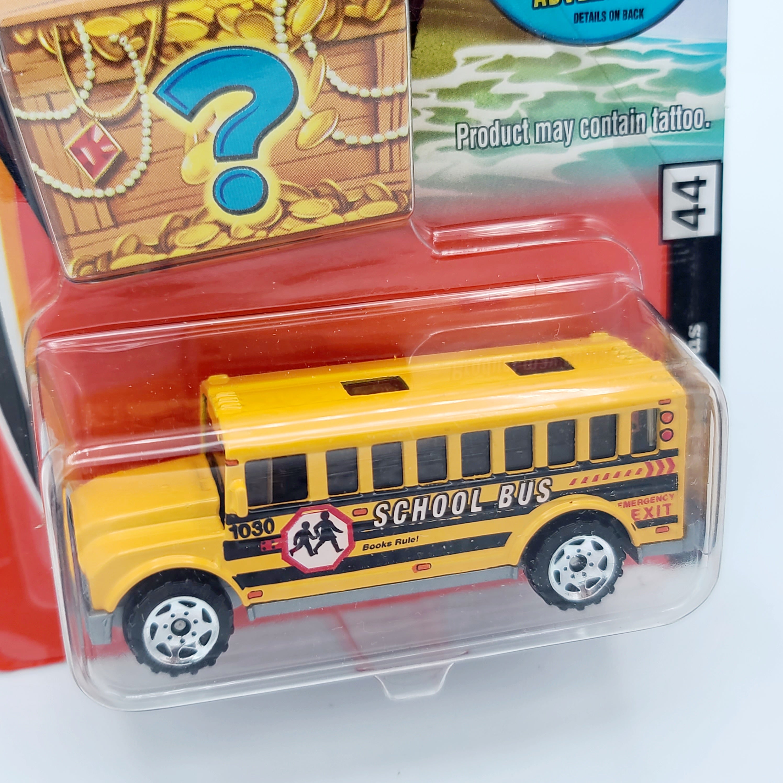 Matchbox '04 School Bus (2005 MBX Basic - Buried Treasure)