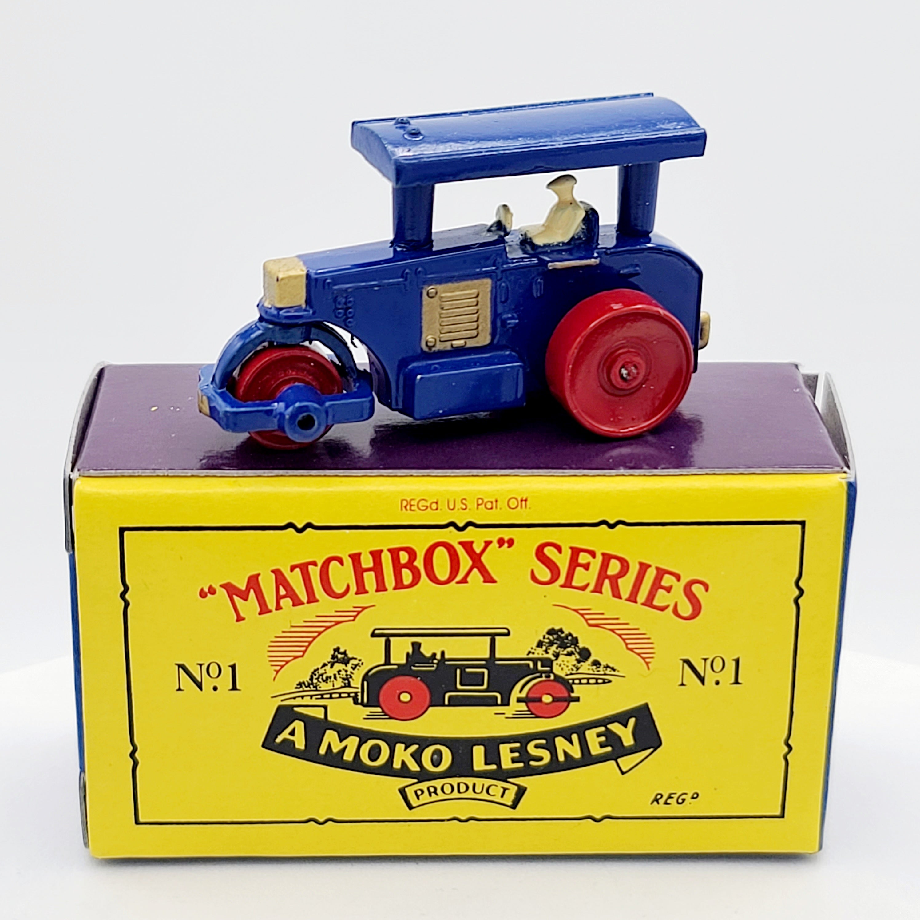 Matchbox Aveling Barford Road Roller (1992 Matchbox Originals Series I)