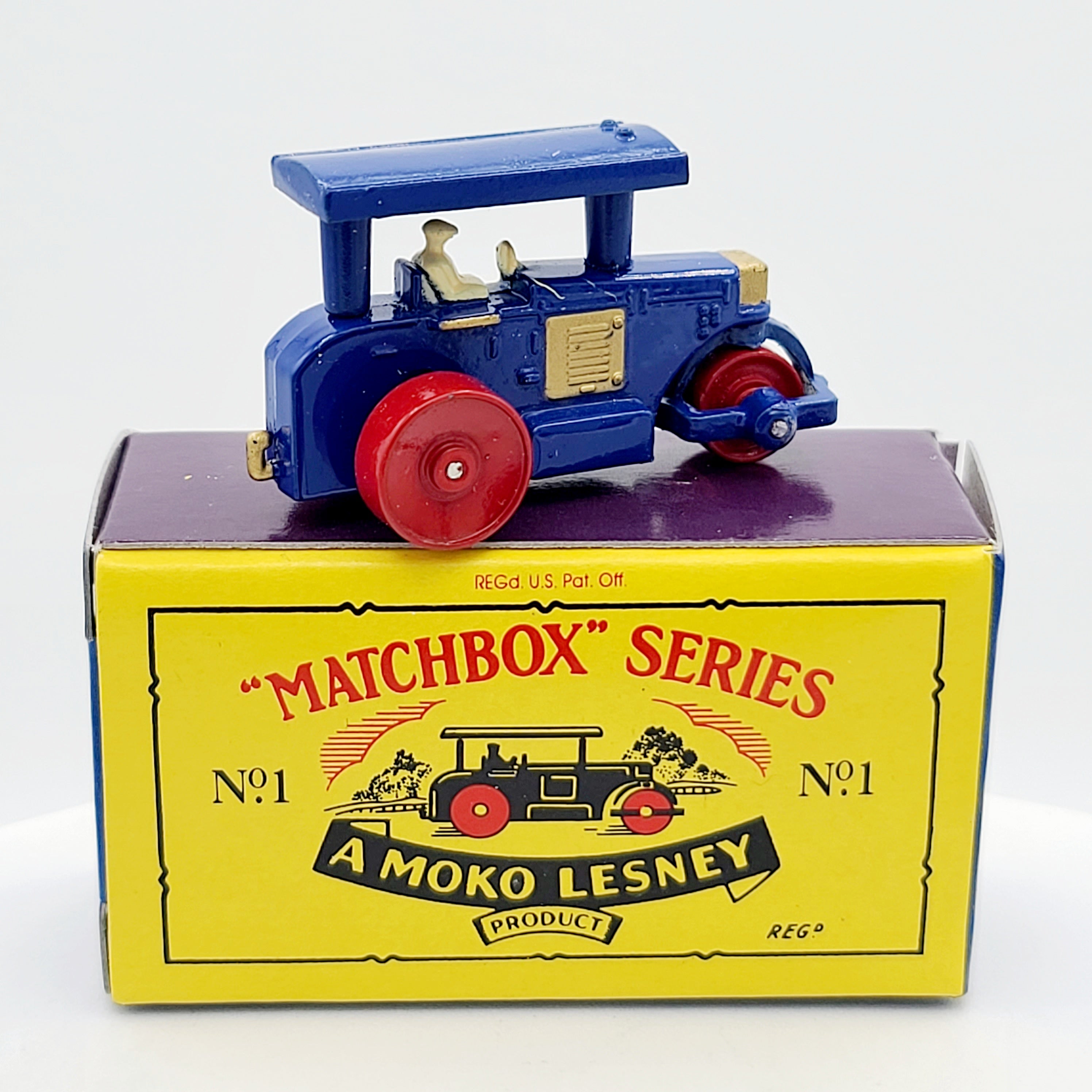 Matchbox Aveling Barford Road Roller (1992 Matchbox Originals Series I)