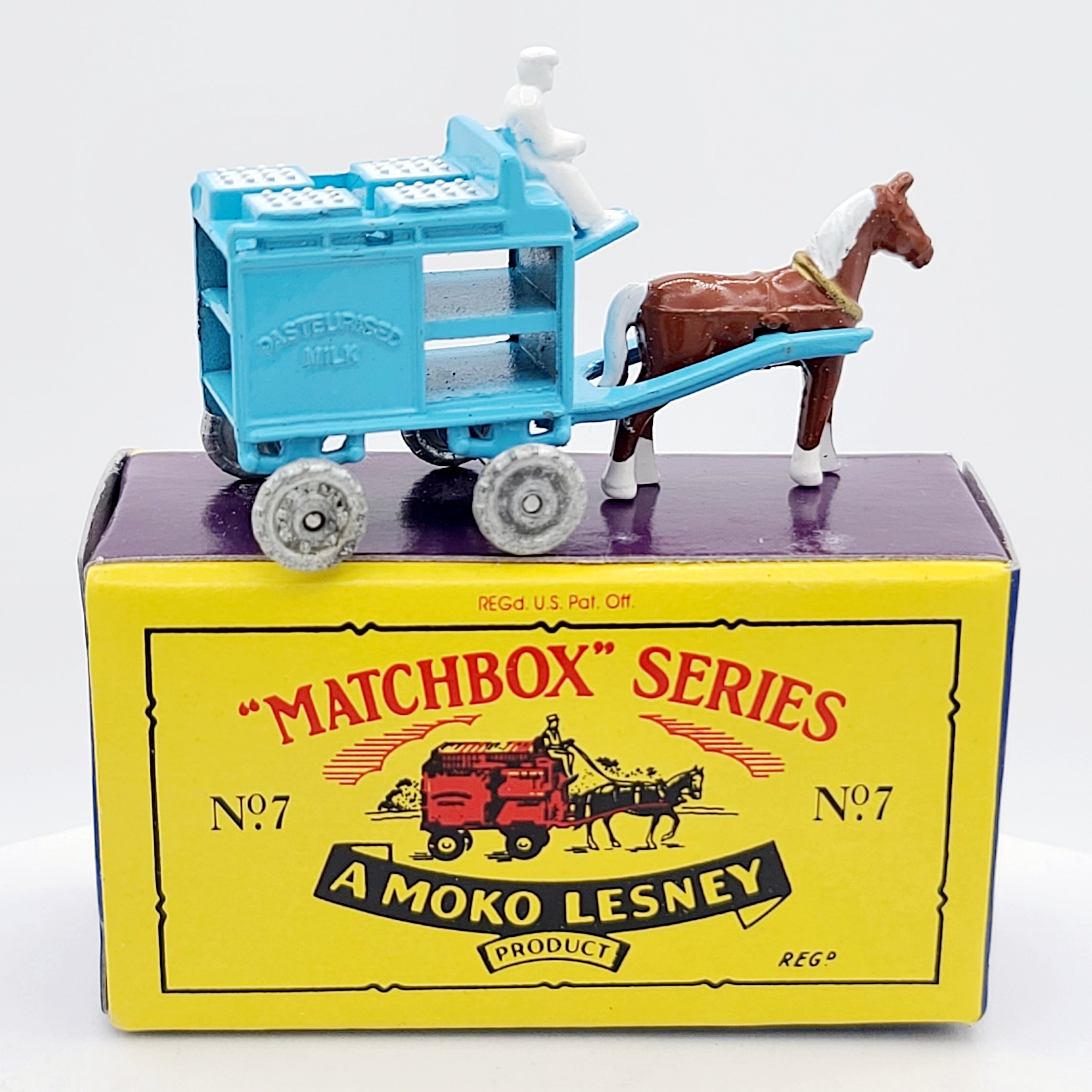 Matchbox Horse Drawn Milk Float / Carriage (1992 Matchbox Originals Series I)