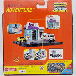 Matchbox Action Drivers Playset - FedEx Package Center w/ Express Delivery Truck (Assembly Required)