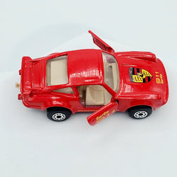 Matchbox Porsche 911 Turbo *Bright Yellow Tampo Variant* (1990 - 1993 MBX Basic 1-75)