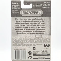 Matchbox Chevy Impala Police (2010 MBX Basic - Emergency Response)