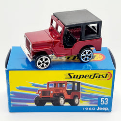 Matchbox '60 Jeep w/ Canopy #53 (2004 MBX Superfast)