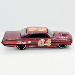 Hot Wheels '64 Ford Galaxie 500XL, Red (2018 HW American Steel - Walmart Exclusive)