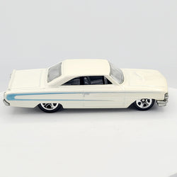 Hot Wheels '64 Ford Galaxie 500XL, White (2007 HW Basic - Kmart Store Exclusive)