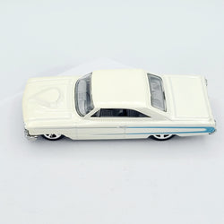 Hot Wheels '64 Ford Galaxie 500XL, White (2007 HW Basic - Kmart Store Exclusive)