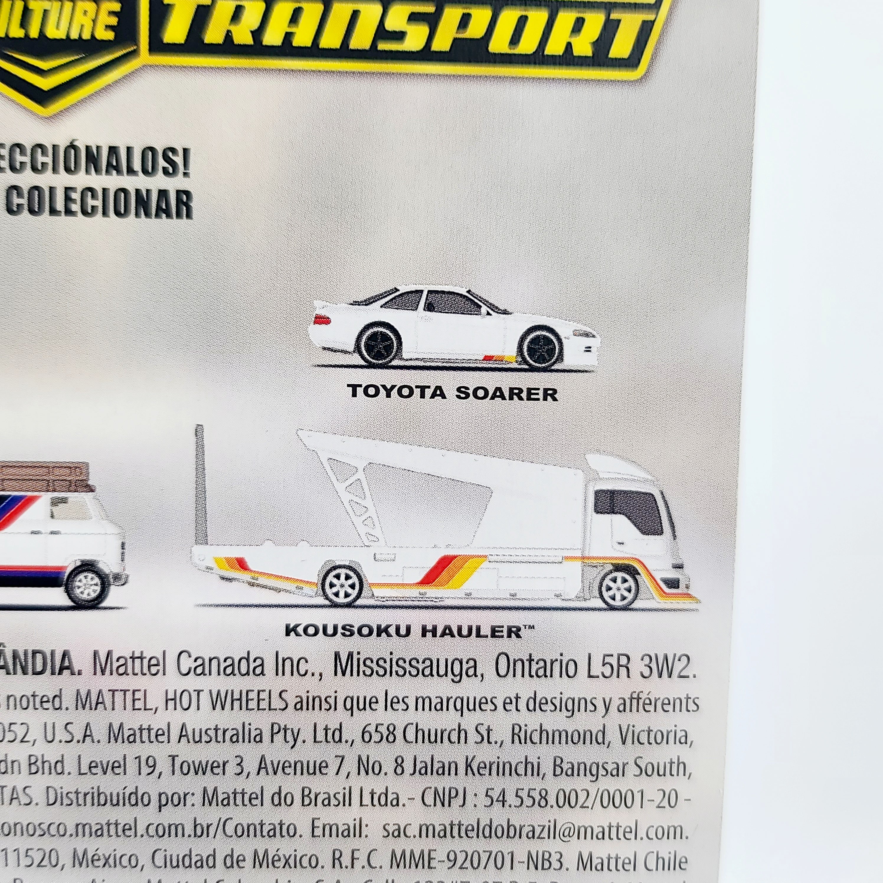 Hot Wheels Team Transport - Toyota Soarer & HW Kousoku Hauler (2025 Team Transport Mix 2, Car Culture)