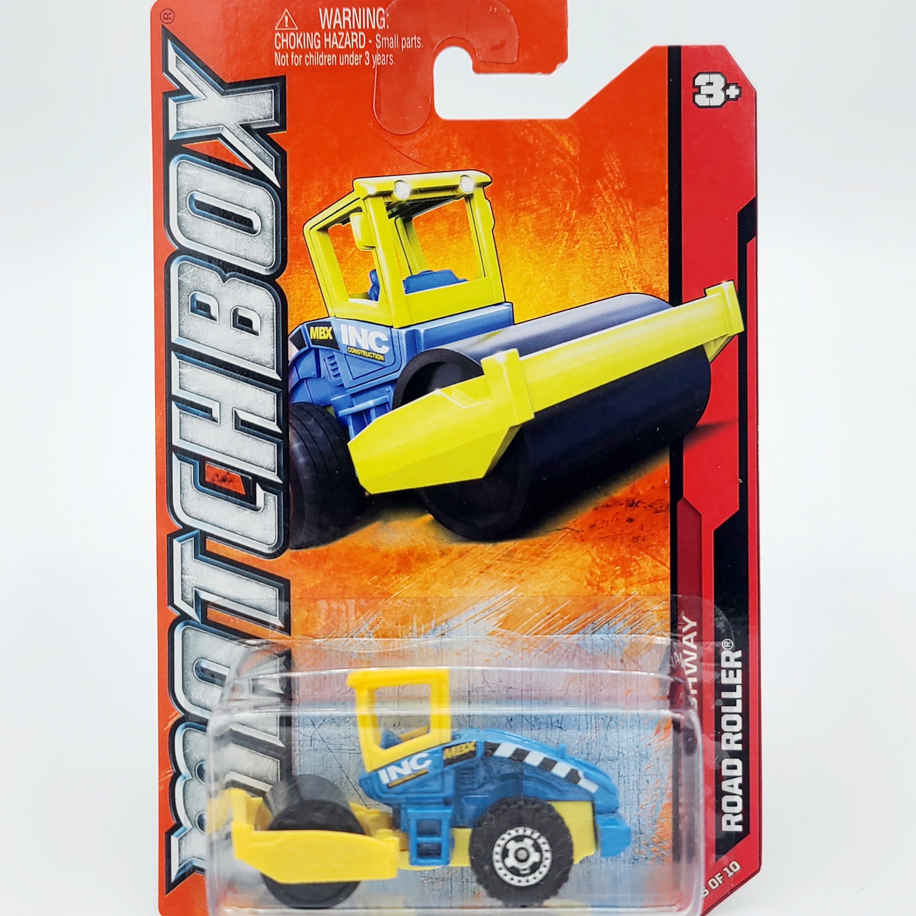 Matchbox Road Roller "INC Construction" (2012 MBX Basic - Highway)