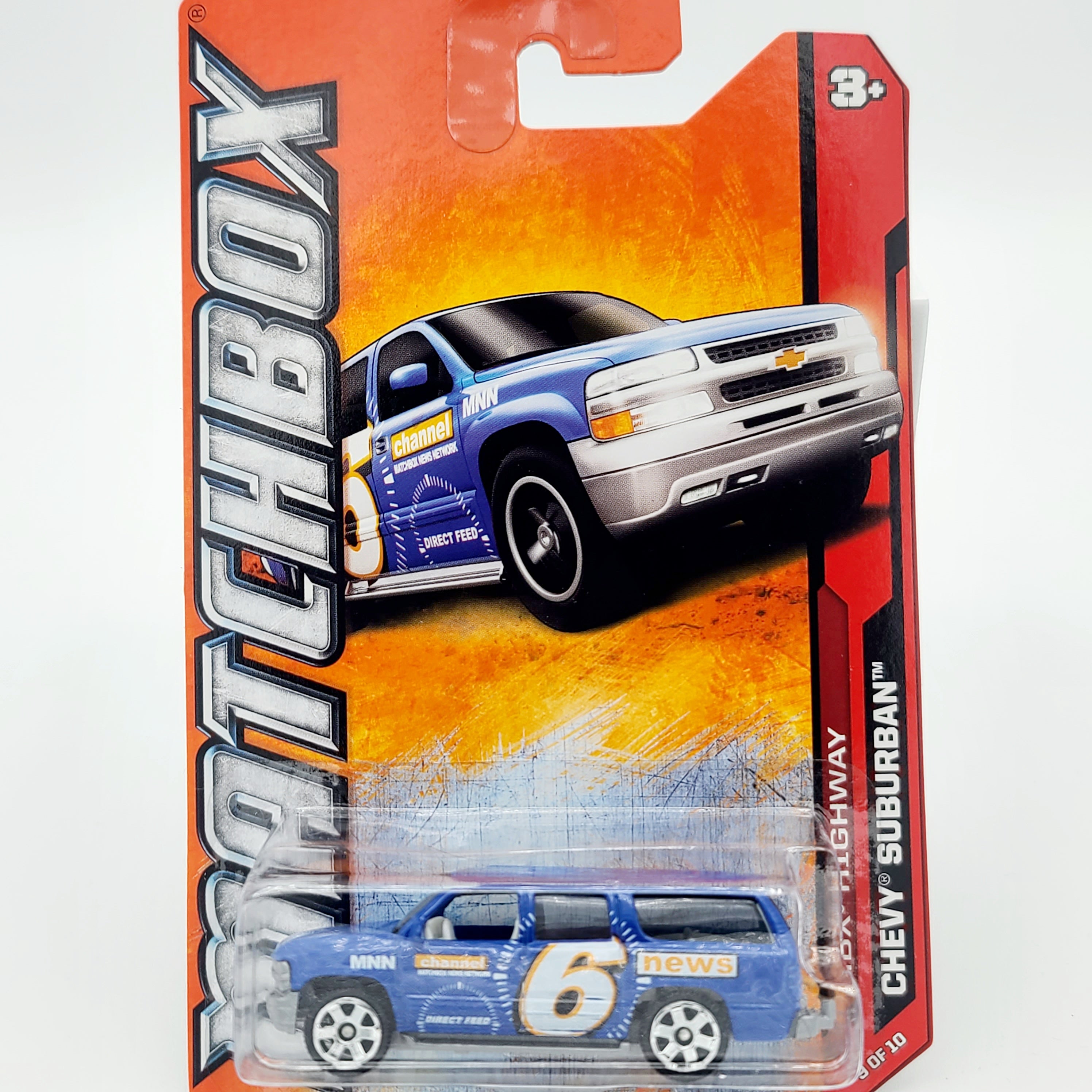 Matchbox '00 Chevy Suburban "Channel 6 News" (2012 MBX Basic - Highway)