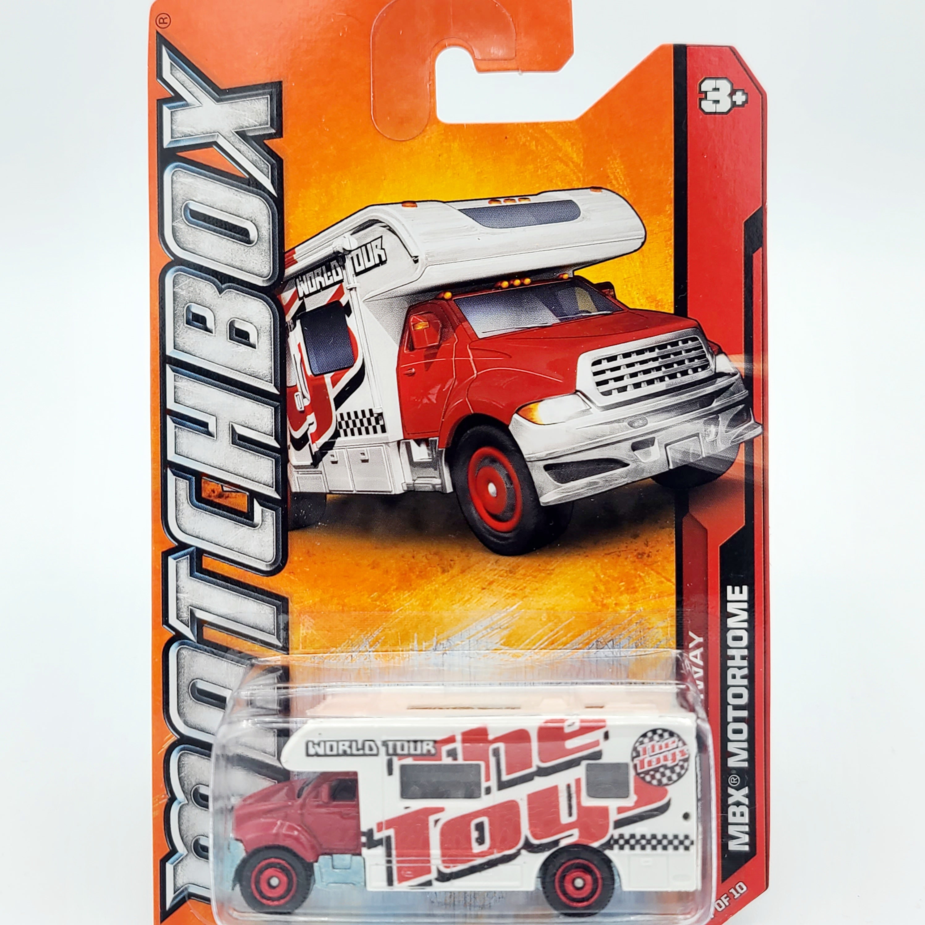 Matchbox MBX Motor Home / RV Camper Truck "World Tour" (2012 MBX Basic - Highway)